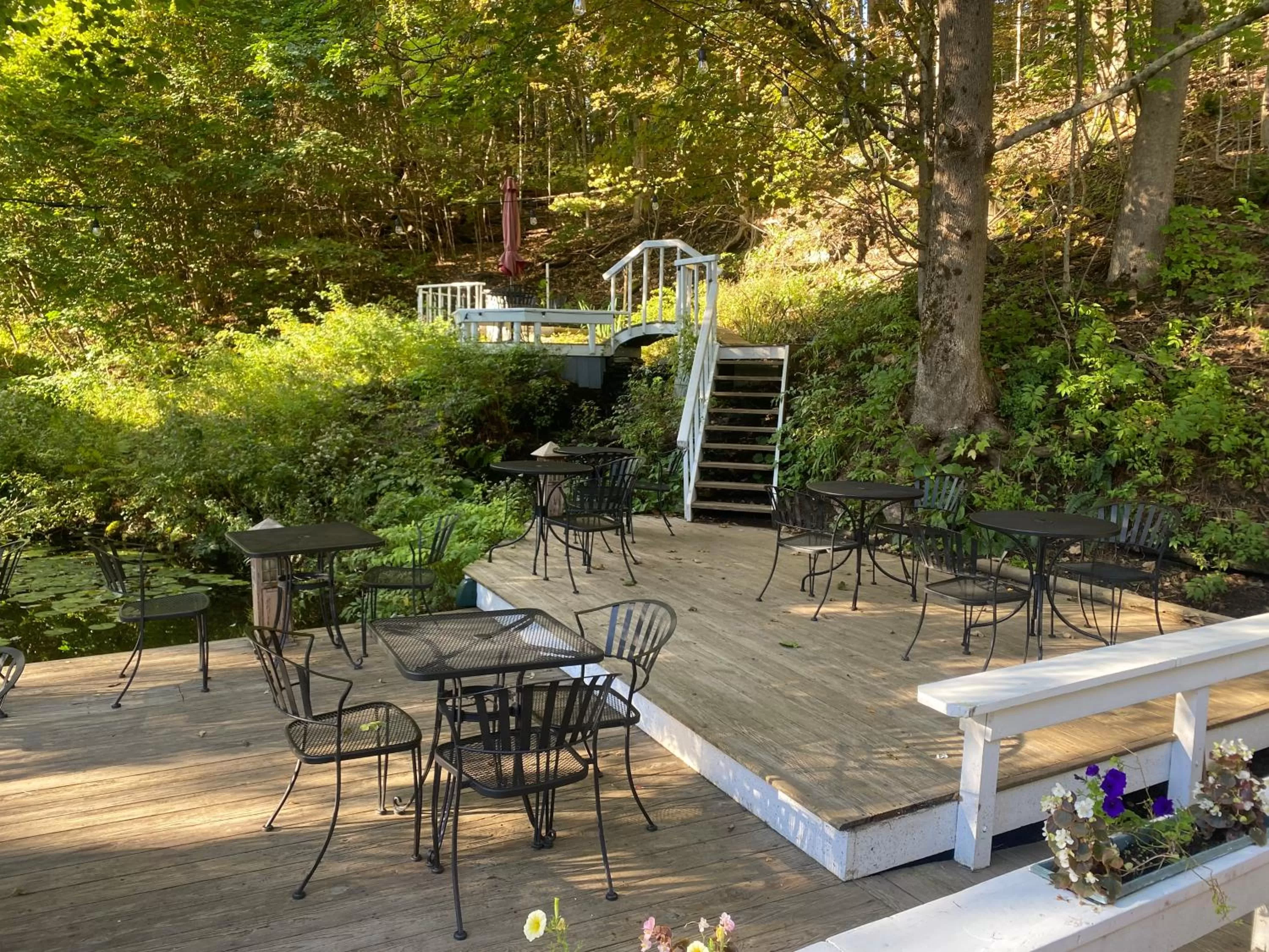 Patio in The Cornell Inn, Lenox & The Berkshires