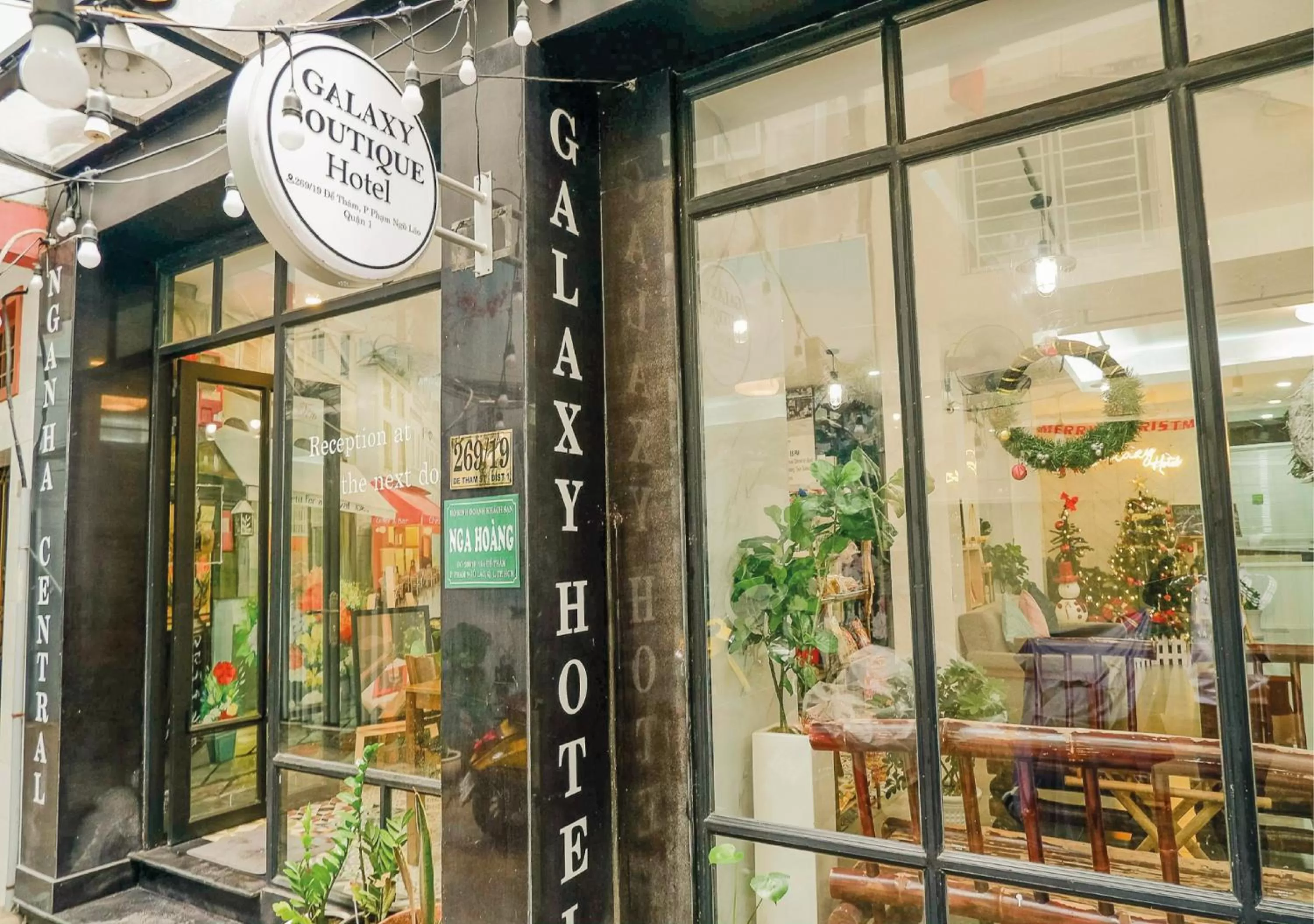 Property building in Galaxy Boutique Sai Gon Central Hotel