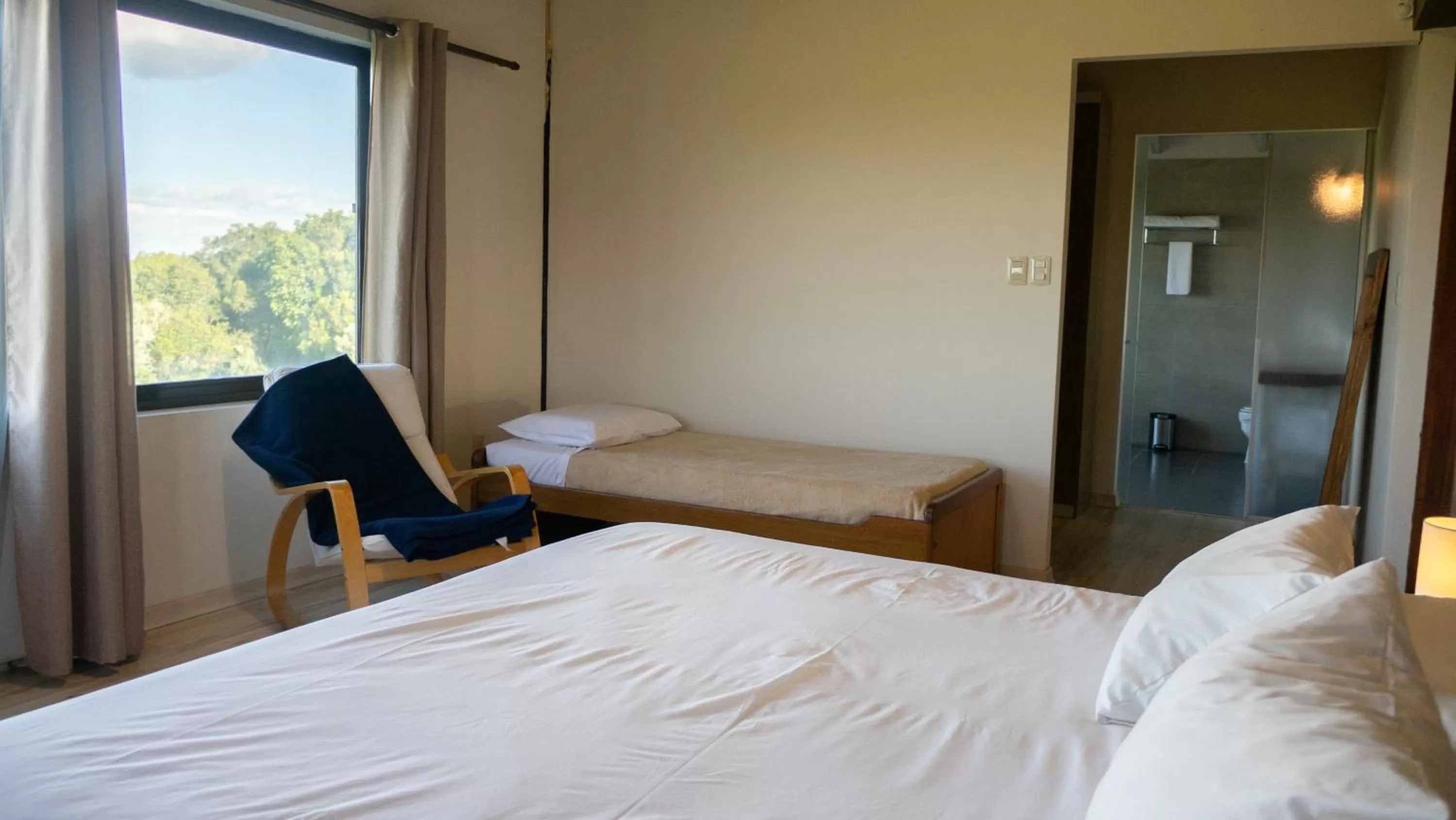 Bed in Hostería La Bordona