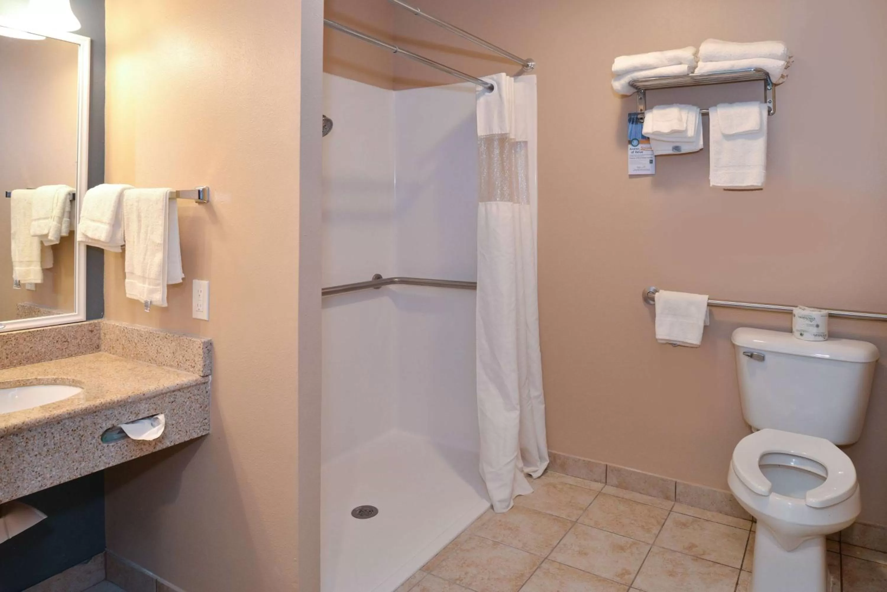 Shower in Wingate by Wyndham Beaver I-15