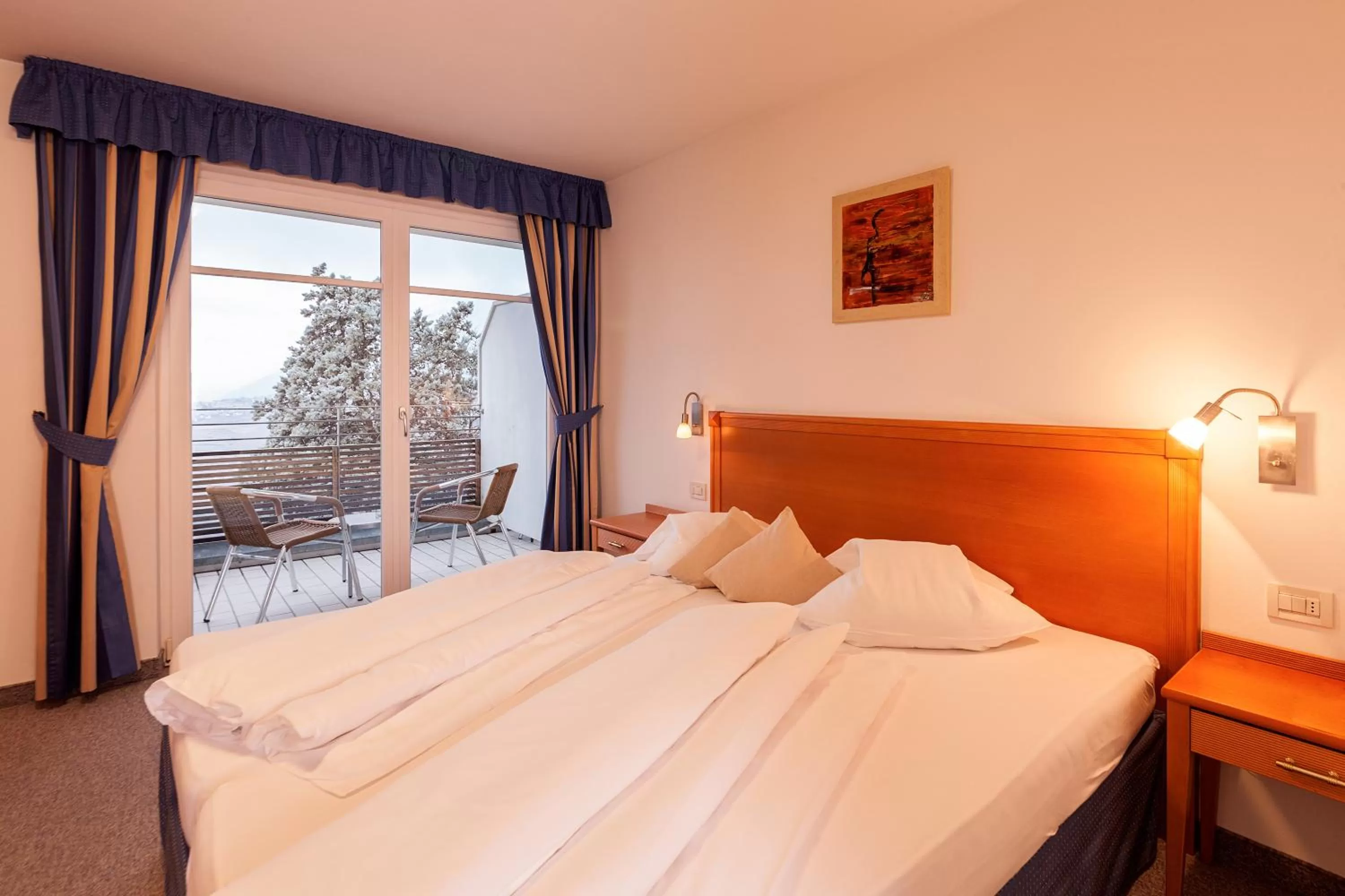 Bed in Hotel Tannerhof