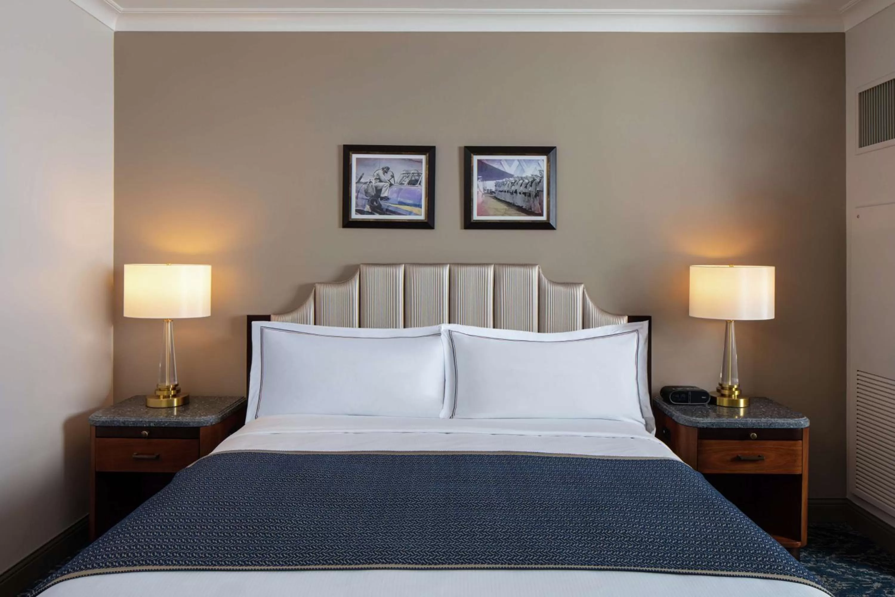 Bed in The Higgins Hotel New Orleans, Curio Collection by Hilton