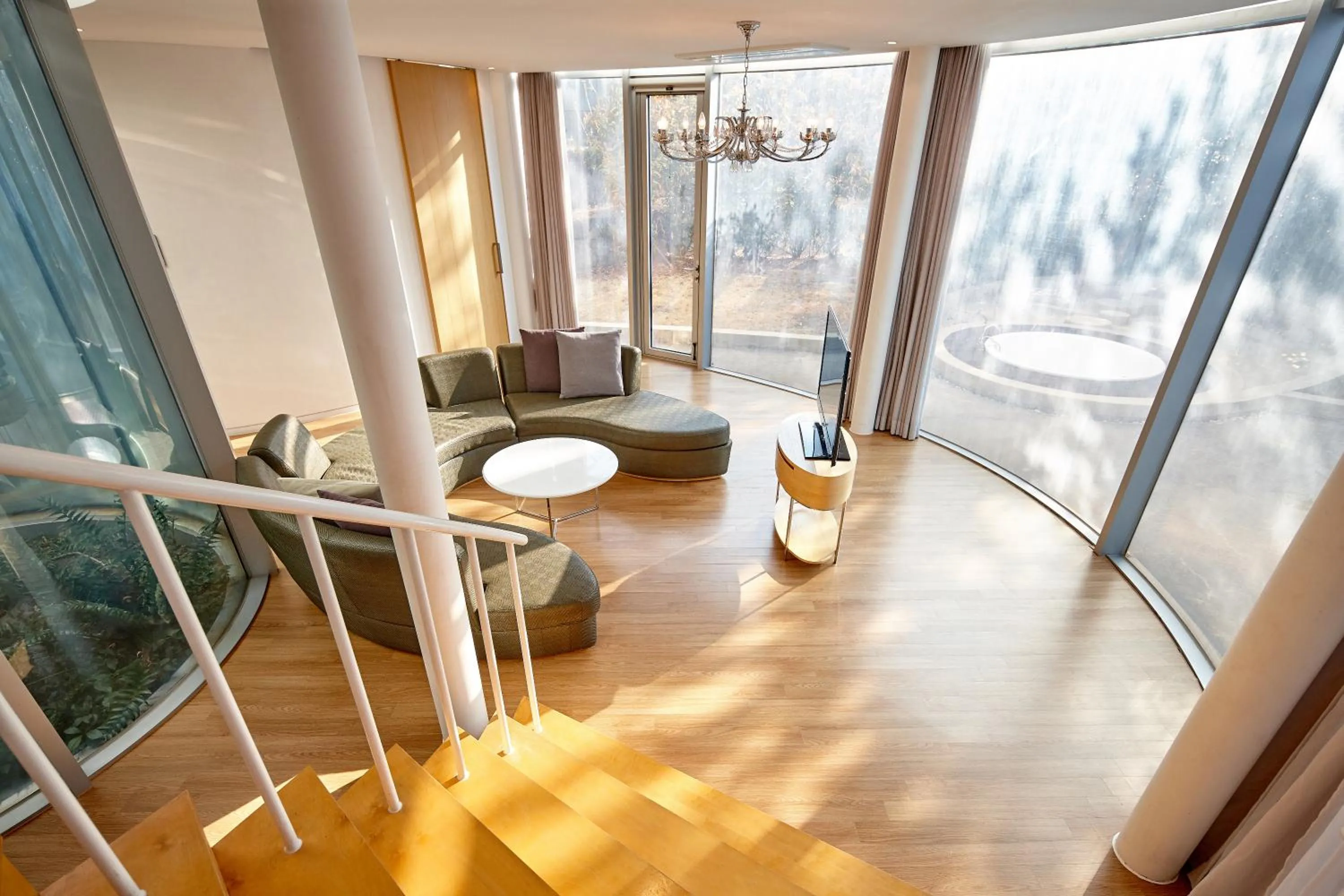 Living room in Lotte Resort Jeju Artvillas