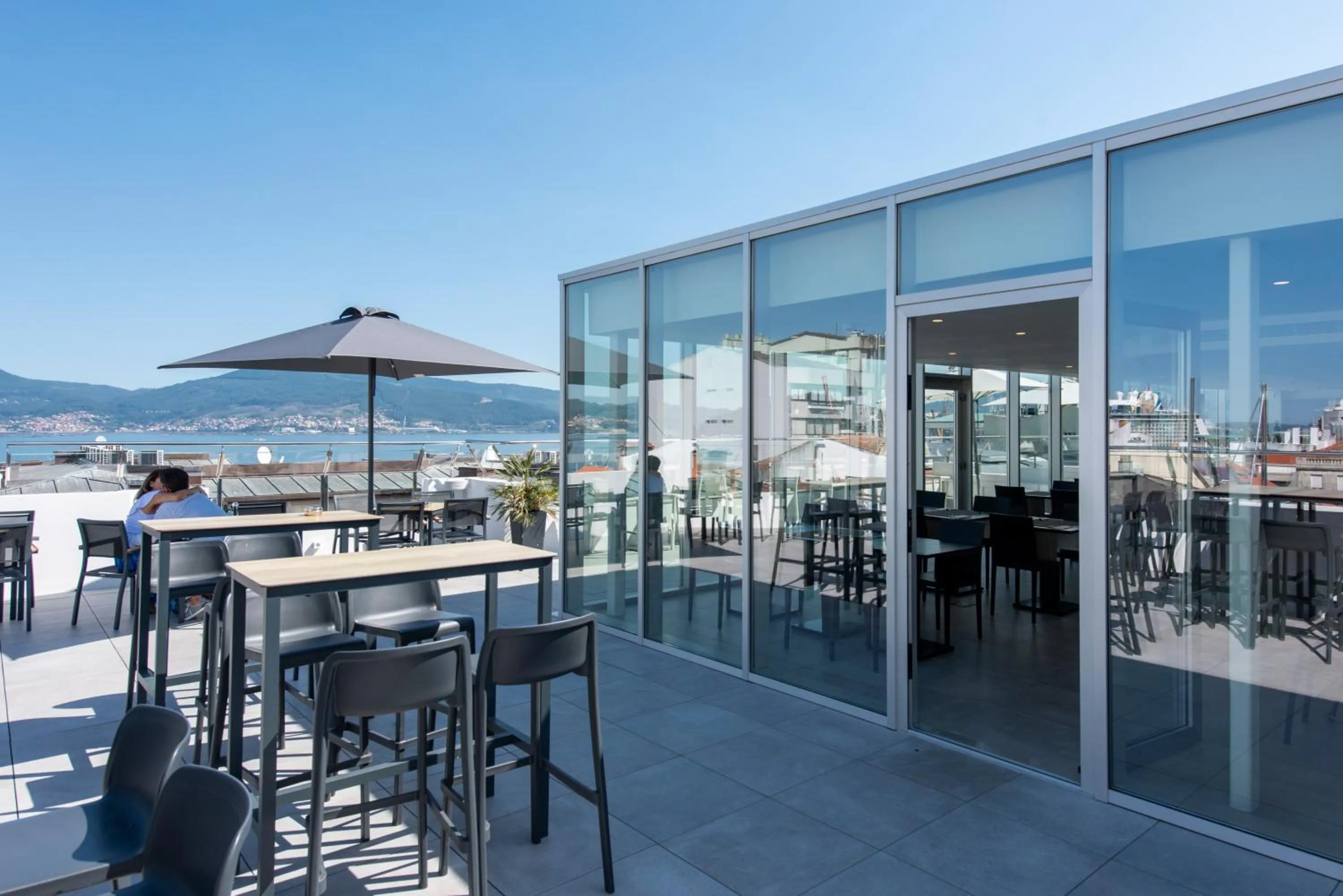 Balcony/Terrace in Hotel America Vigo