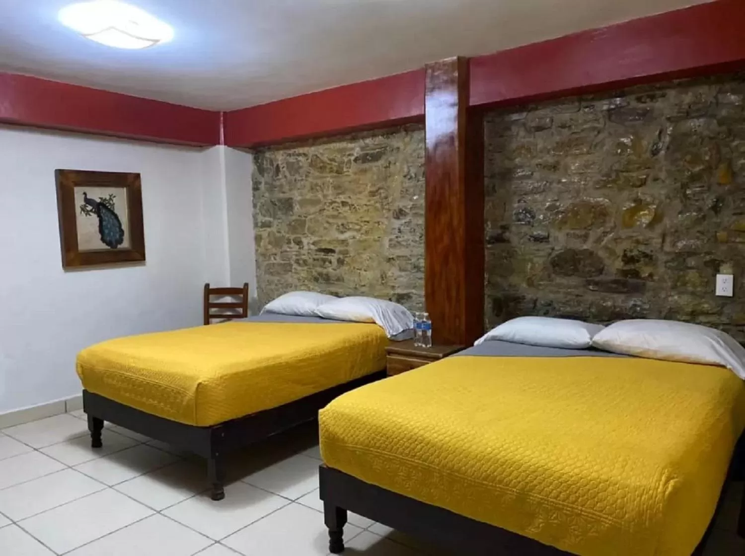 Bathroom, Bed in Grann Posada Xilitla