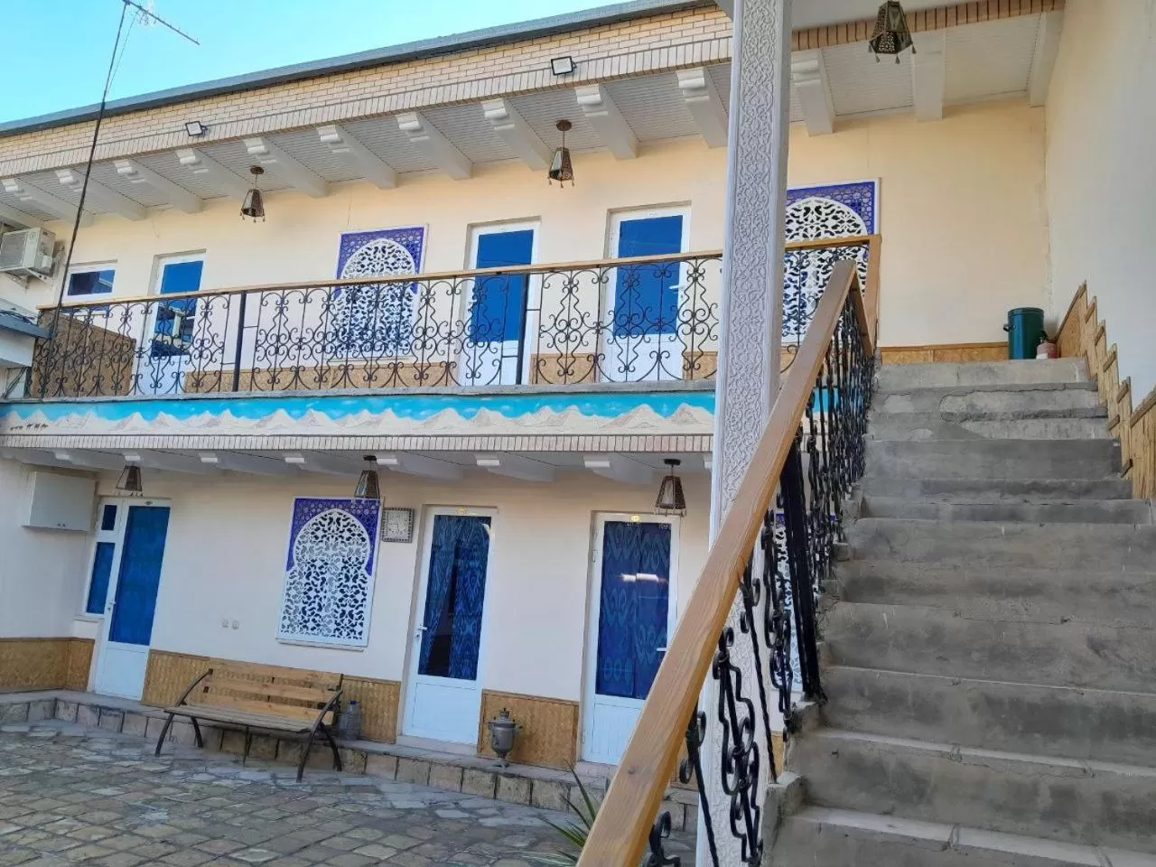 Property building in Bukhara house hotel