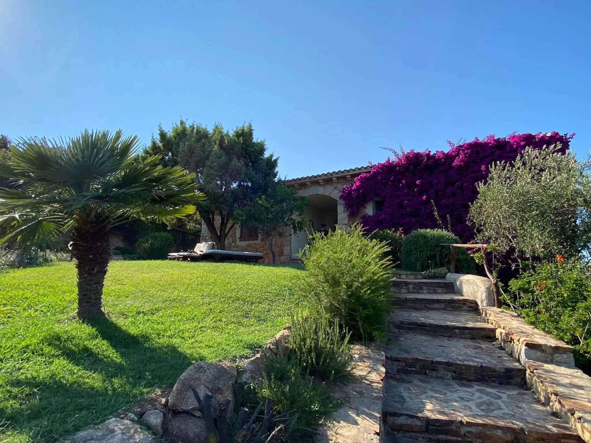 Garden in B&B La Murichessa