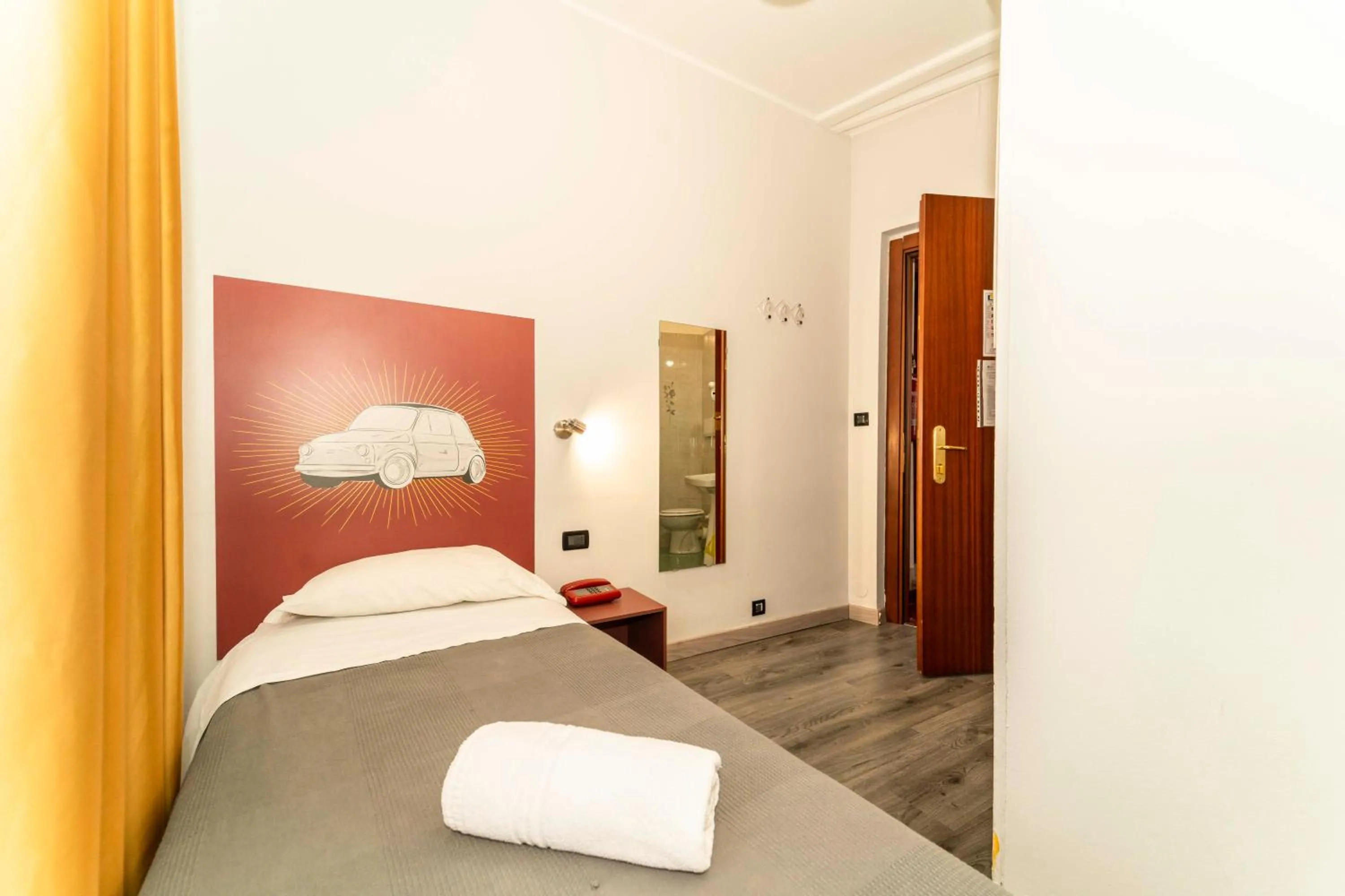 Bed in Hotel Cristallo Torino