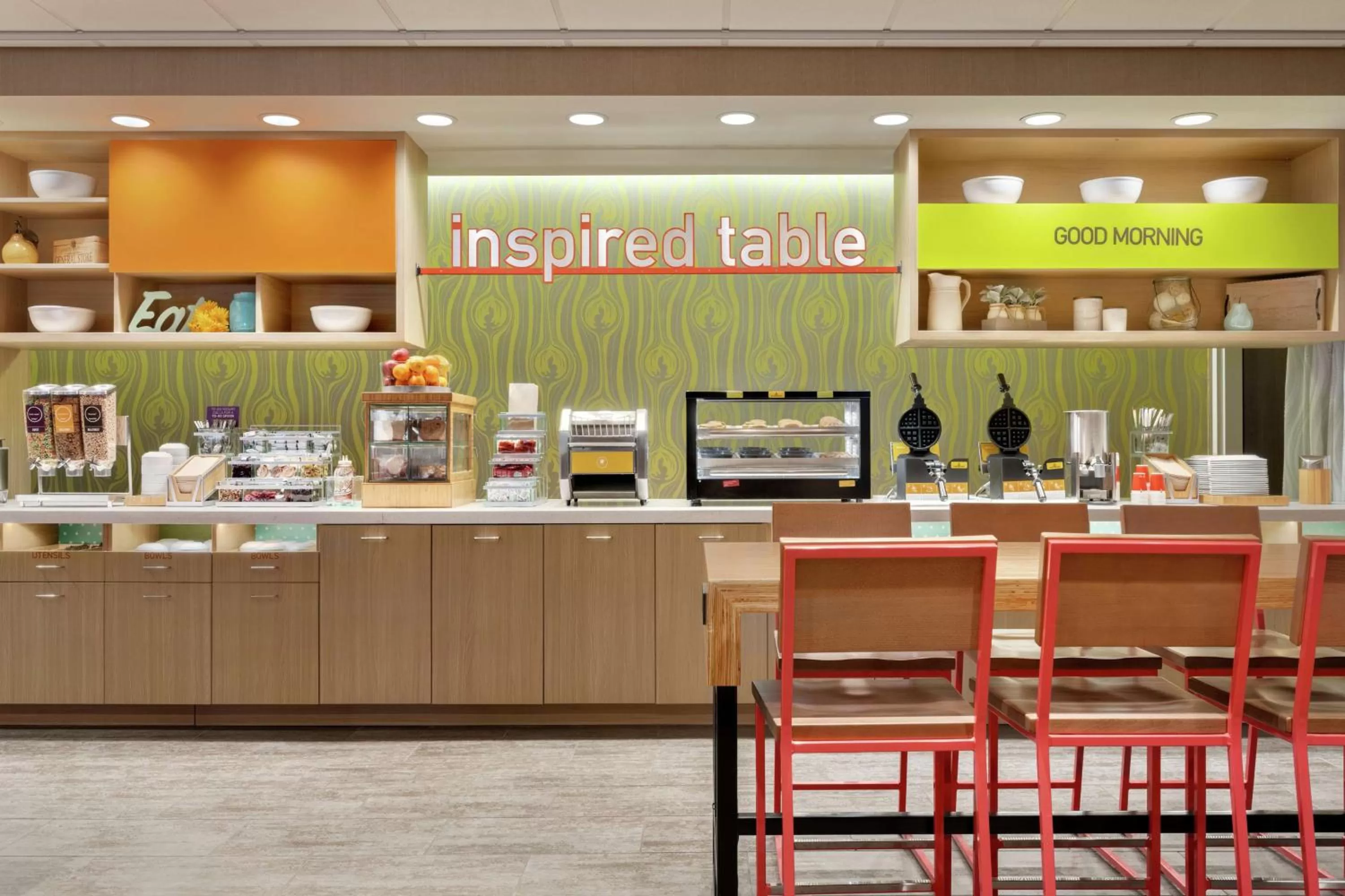 Breakfast in Home2 Suites By Hilton Rochester Greece