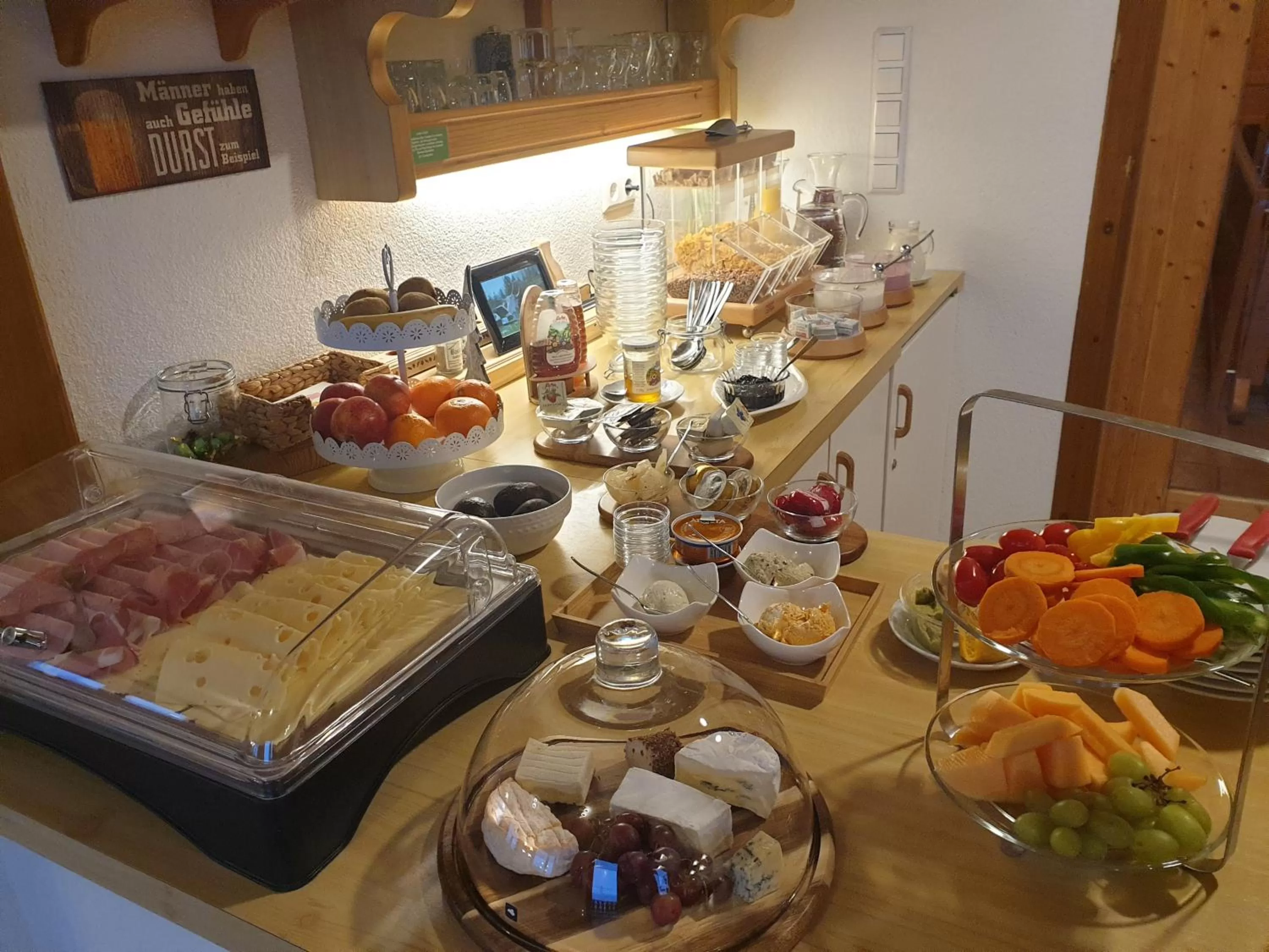 Food and drinks in Bergführerhaus