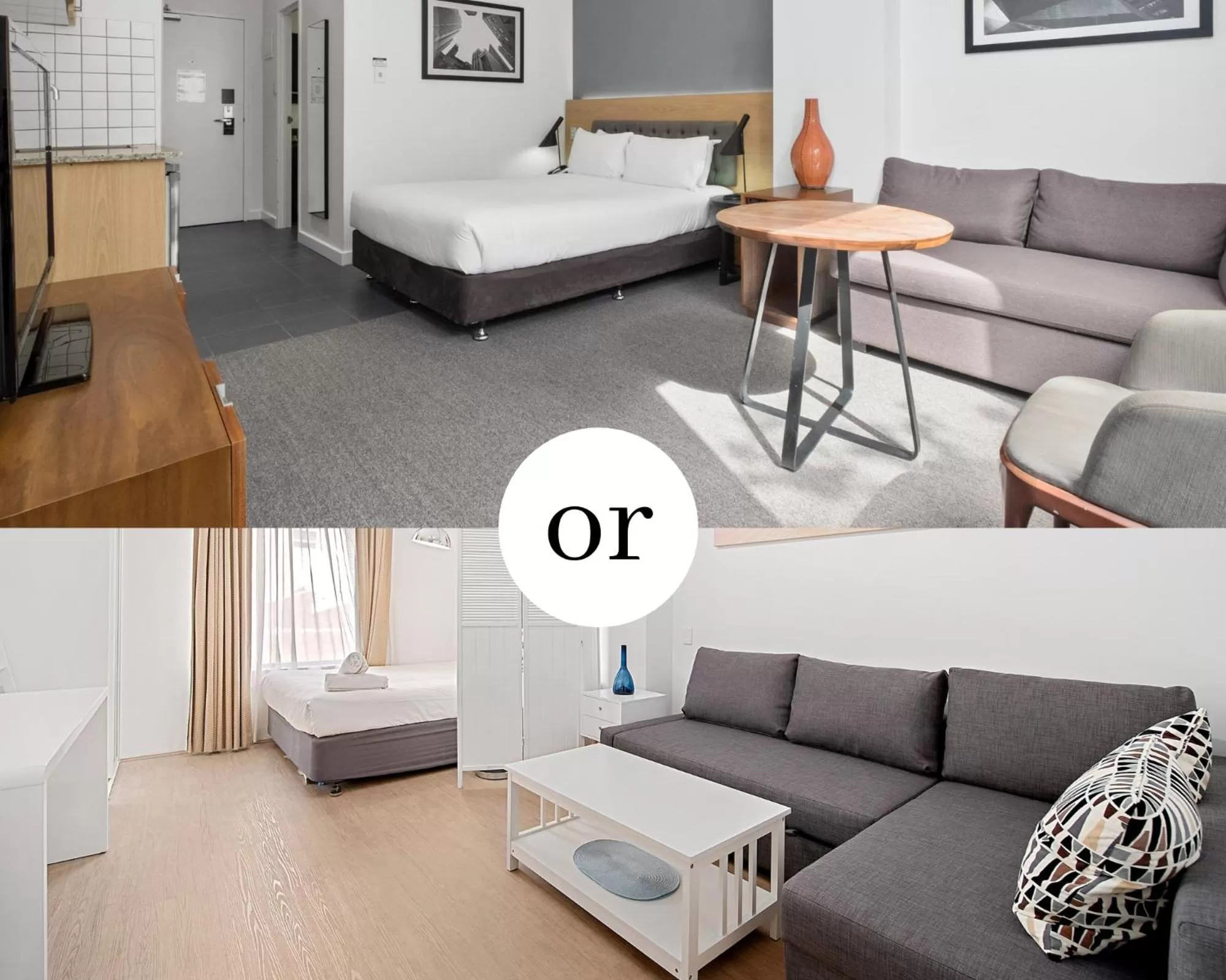 Photo of the whole room, Bed in All Suites Perth