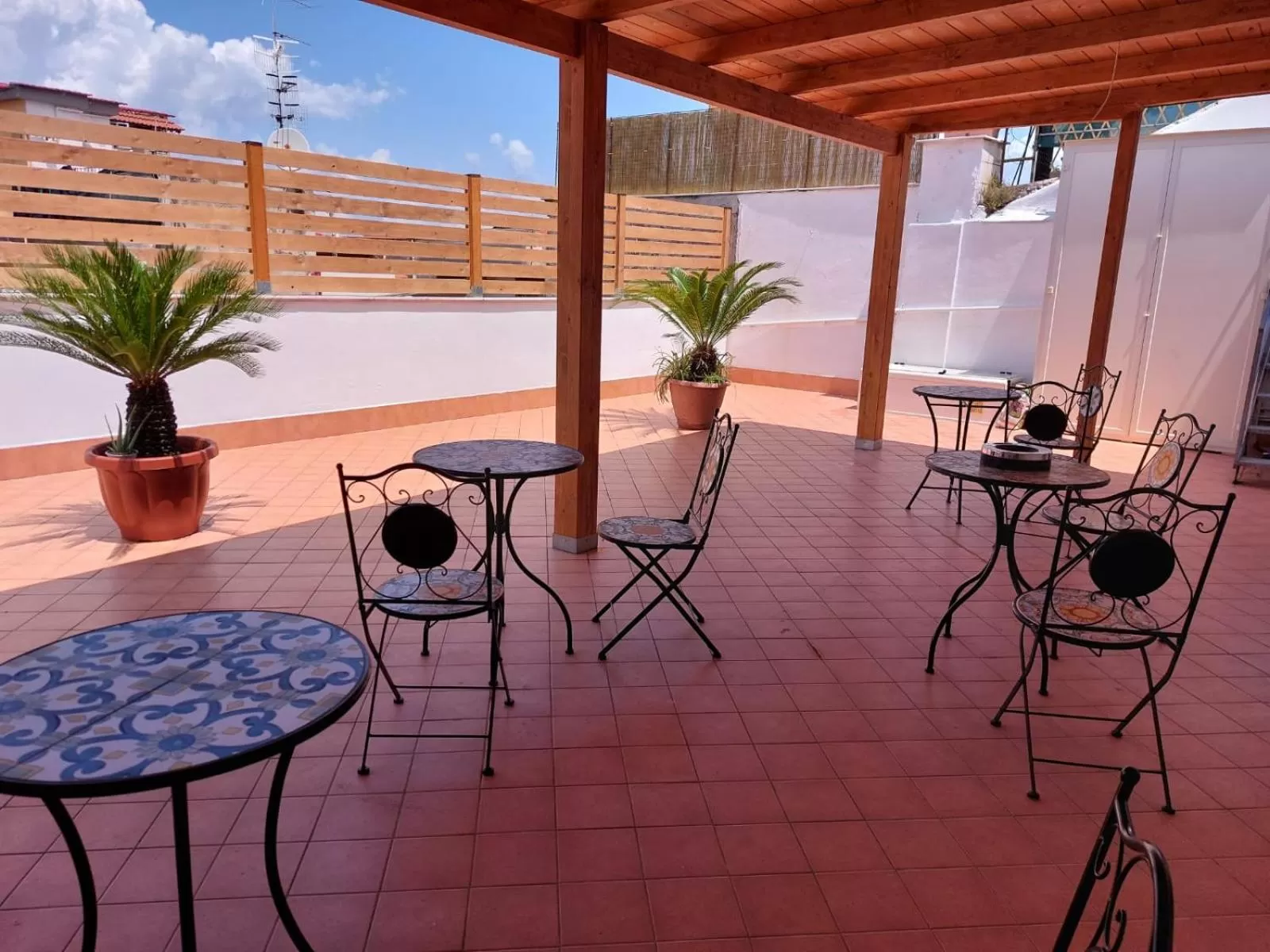 Patio in B&B Terrazza In Centro