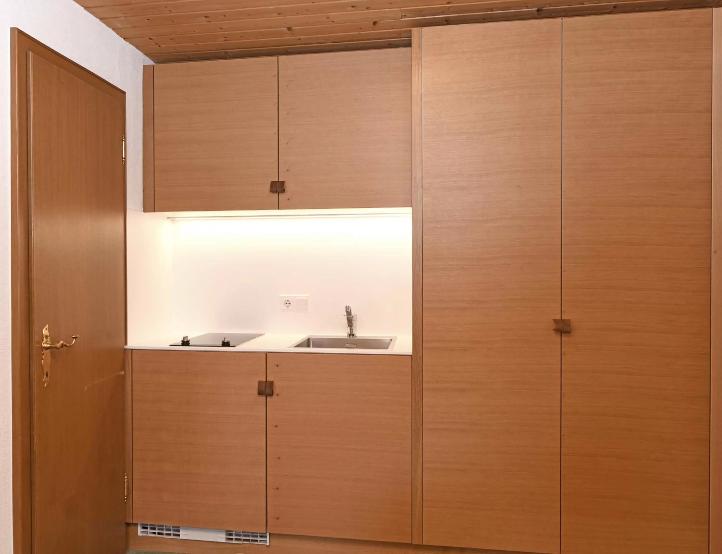 Kitchen or kitchenette in Hotel St Hubertus