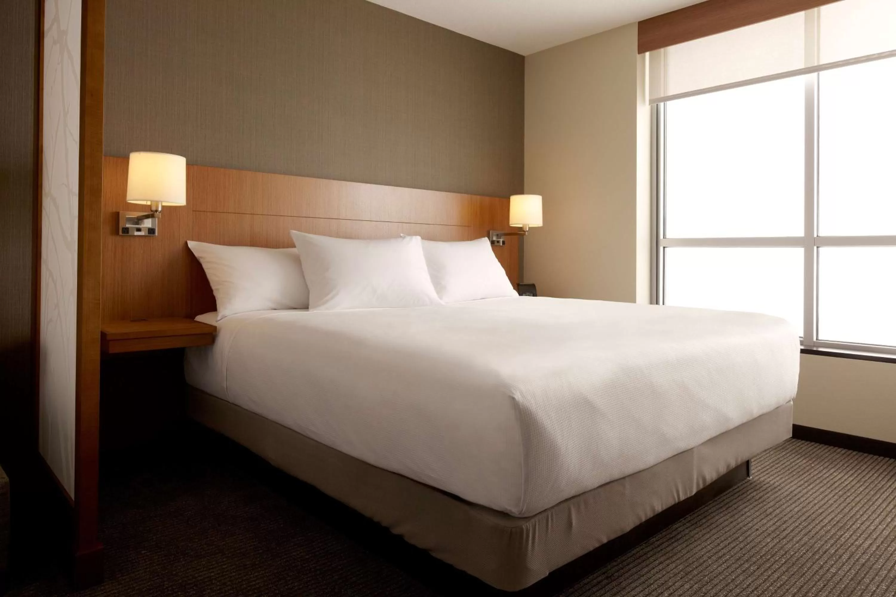 Photo of the whole room, Bed in Hyatt Place Boston - Medford