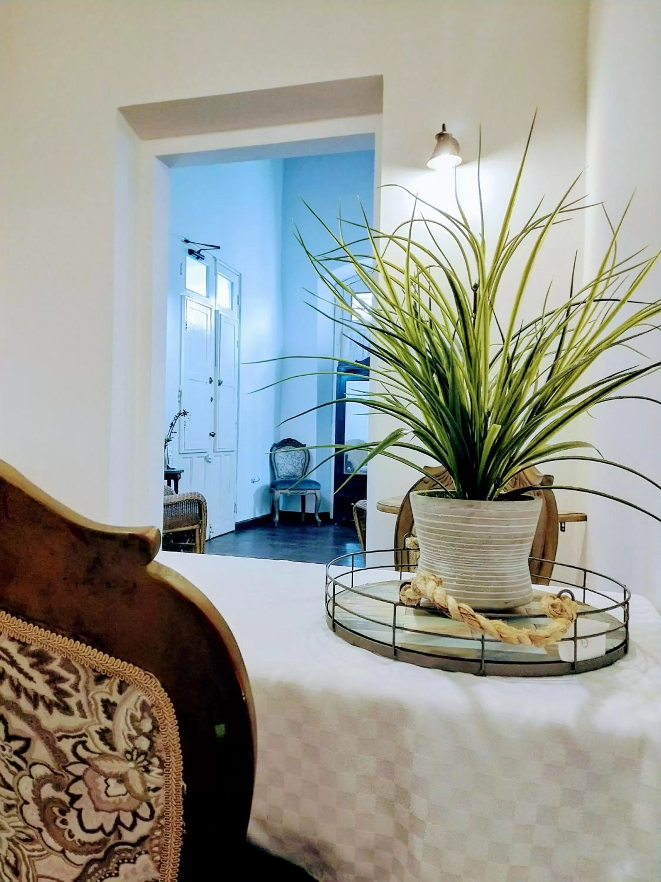 Living room in La Capitana Old San Juan Building