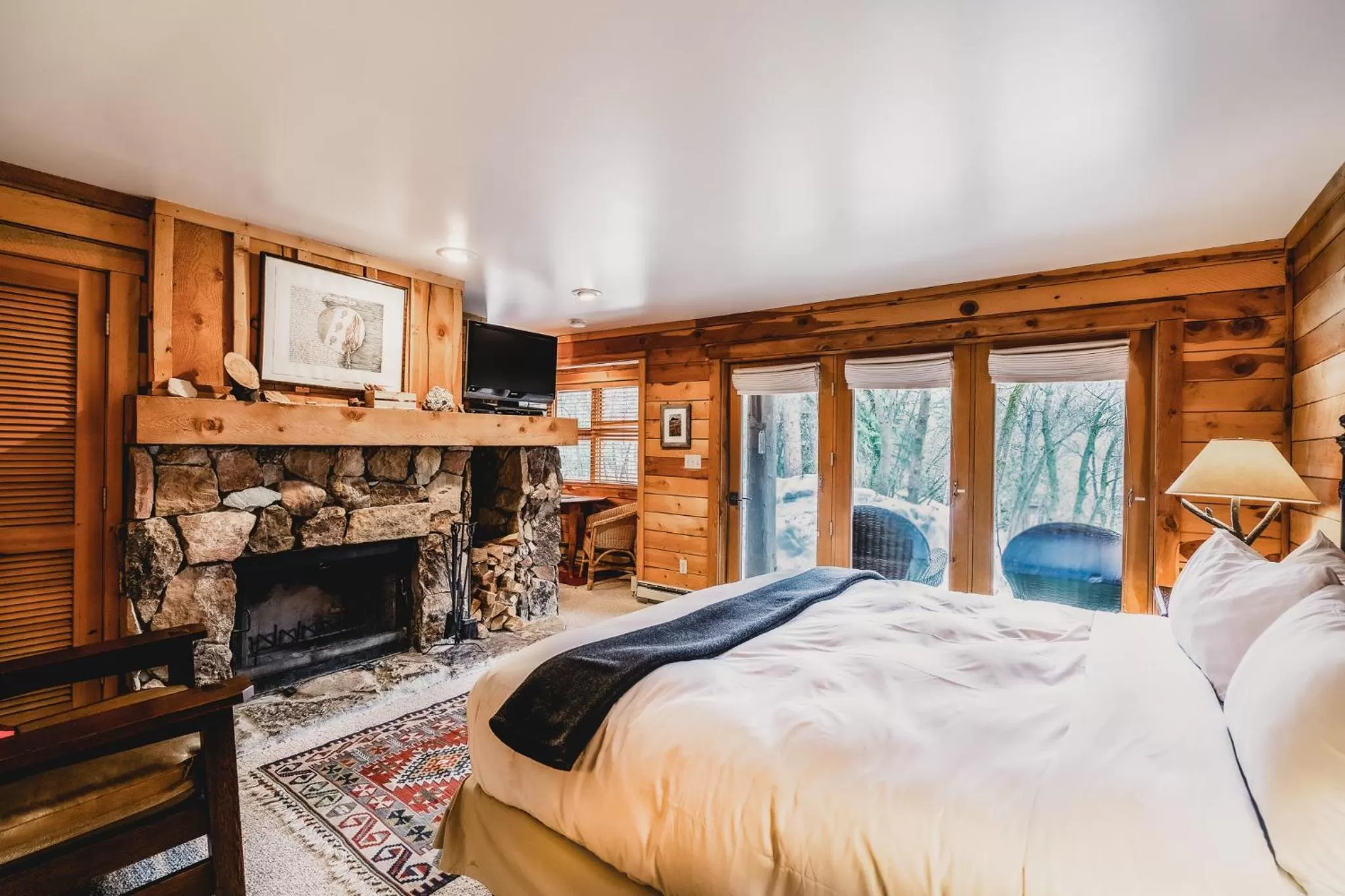 Bed in Sundance Mountain Resort