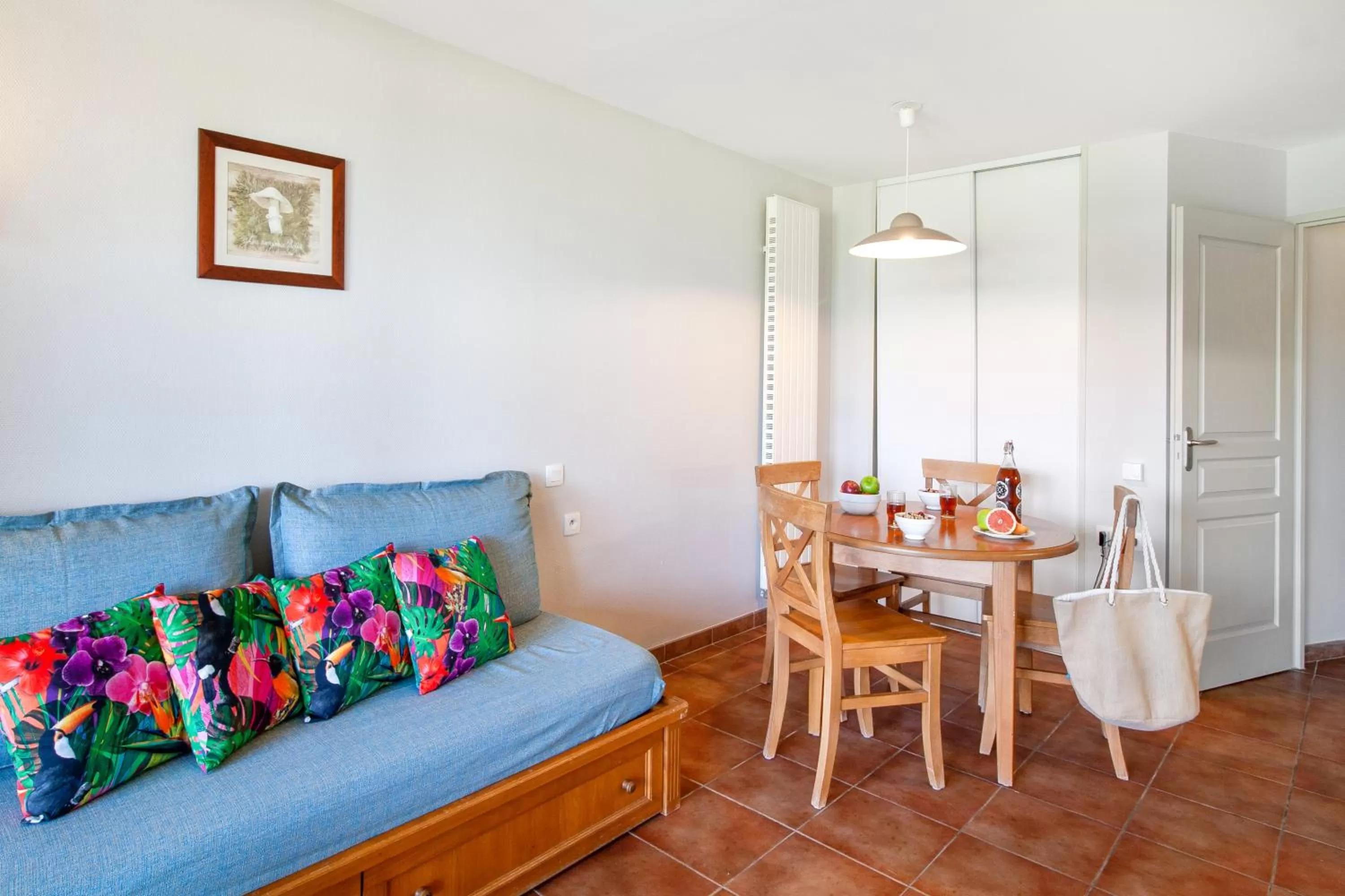 Kitchen or kitchenette in Résidence Pierre & Vacances Les Rives de la Seugne