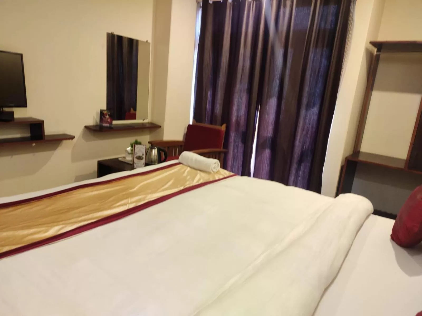 Bed in Hotel The Narayani Continental