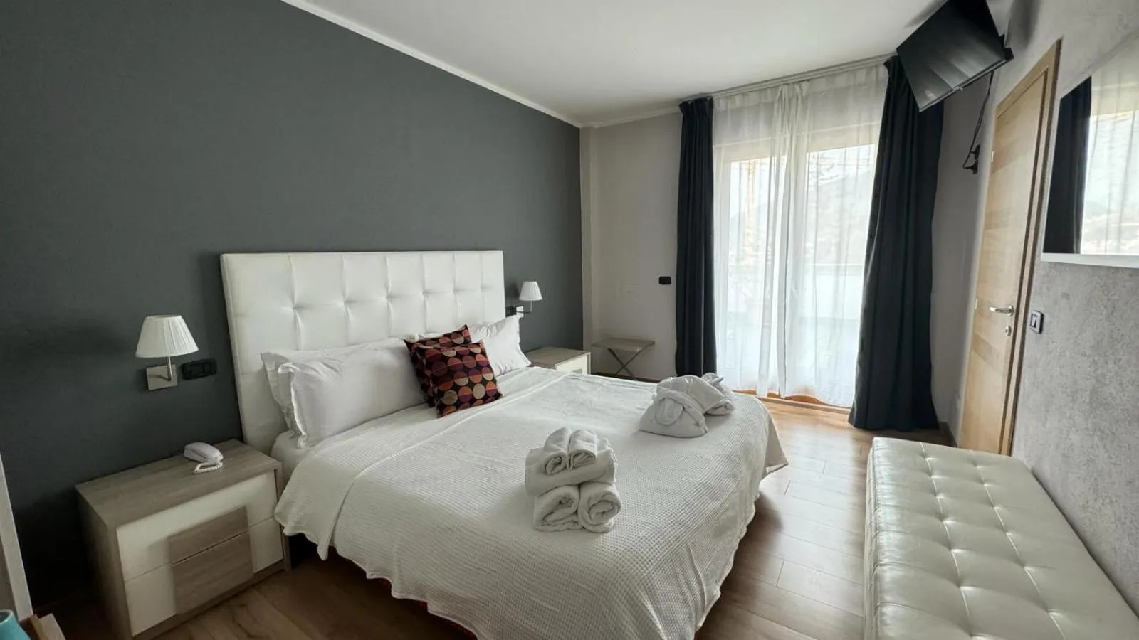 Bed in Hotel Oasi Wellness & Spa