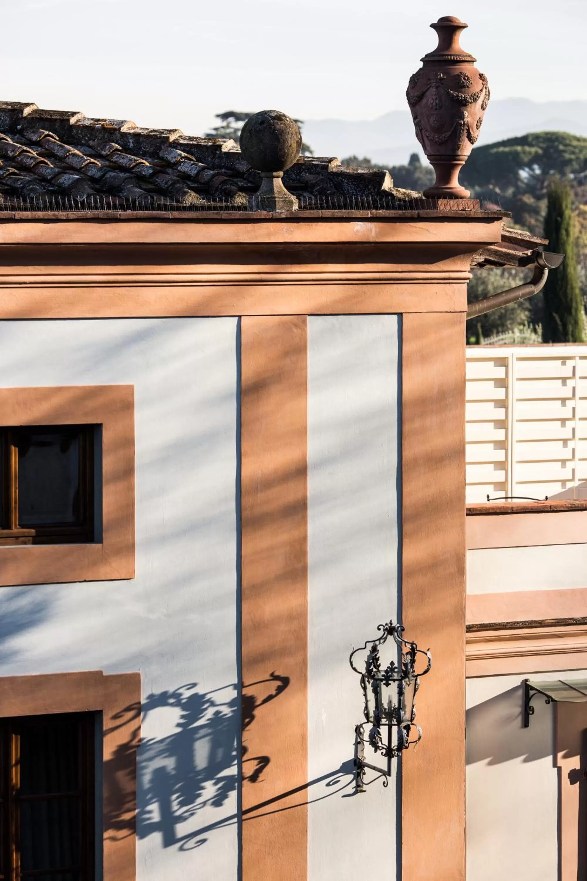 Decorative detail in Villa Olmi Firenze