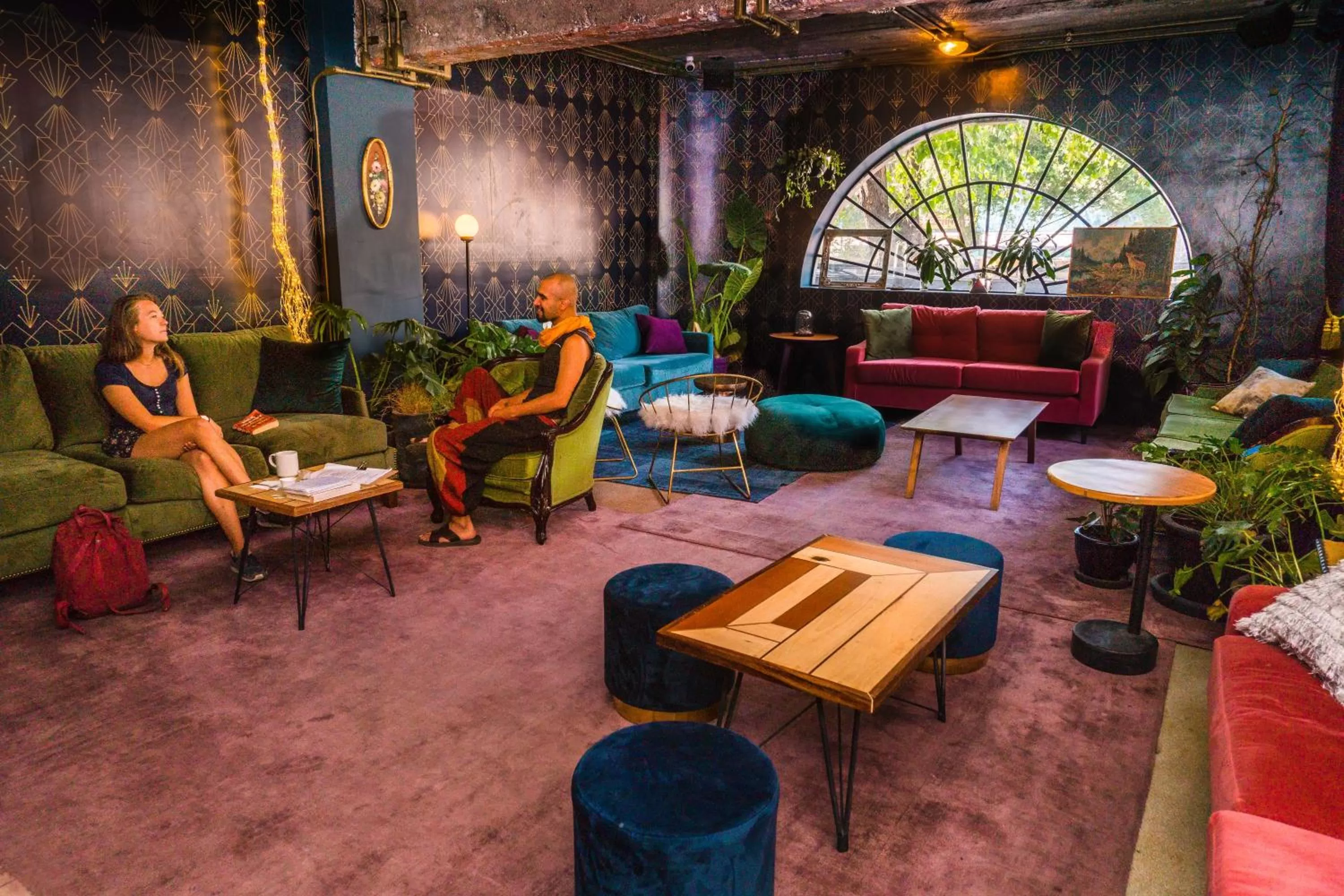 Seating area in Selina Mexico City Downtown