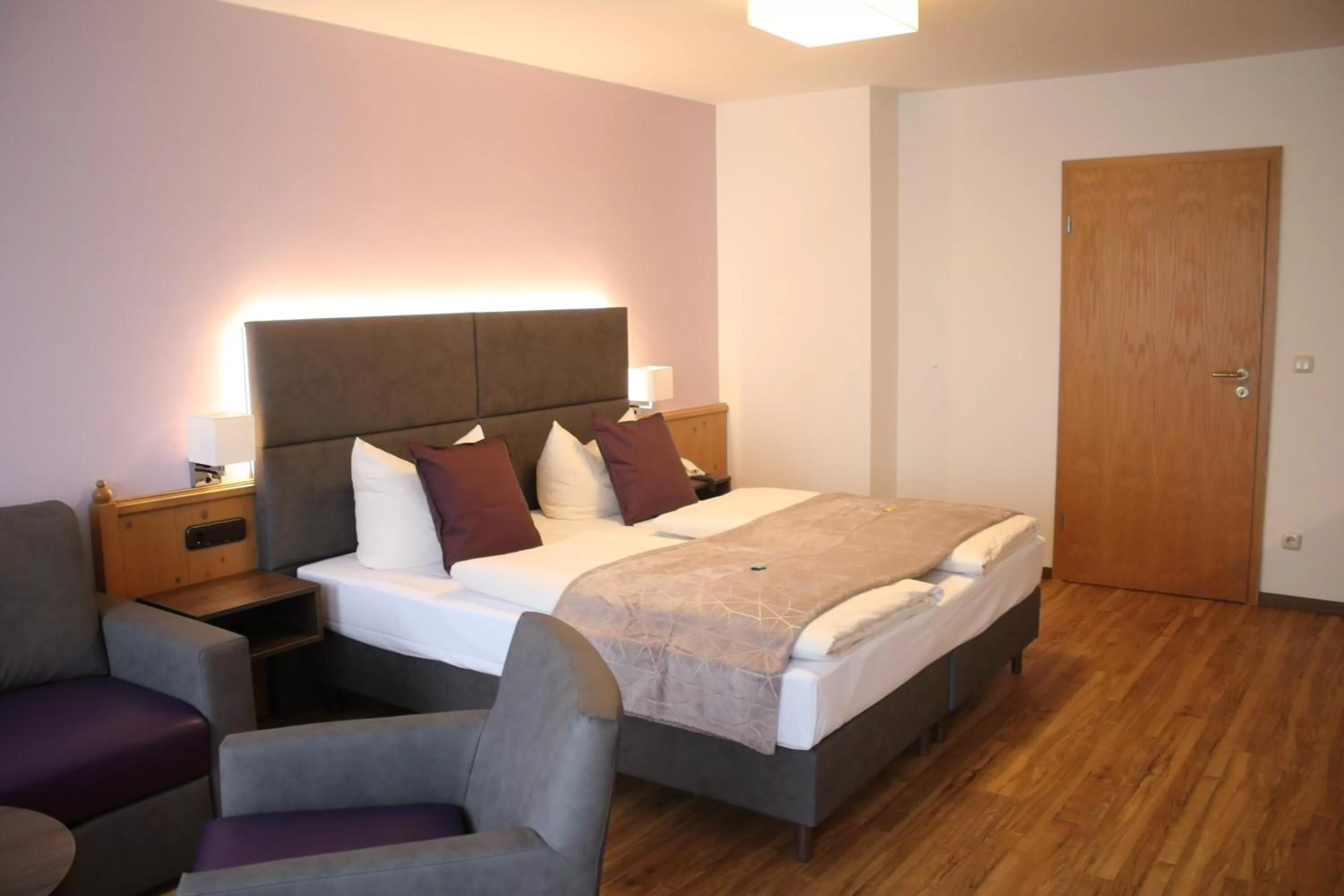 Decorative detail, Bed in Boutique Hotel Beckenlehner