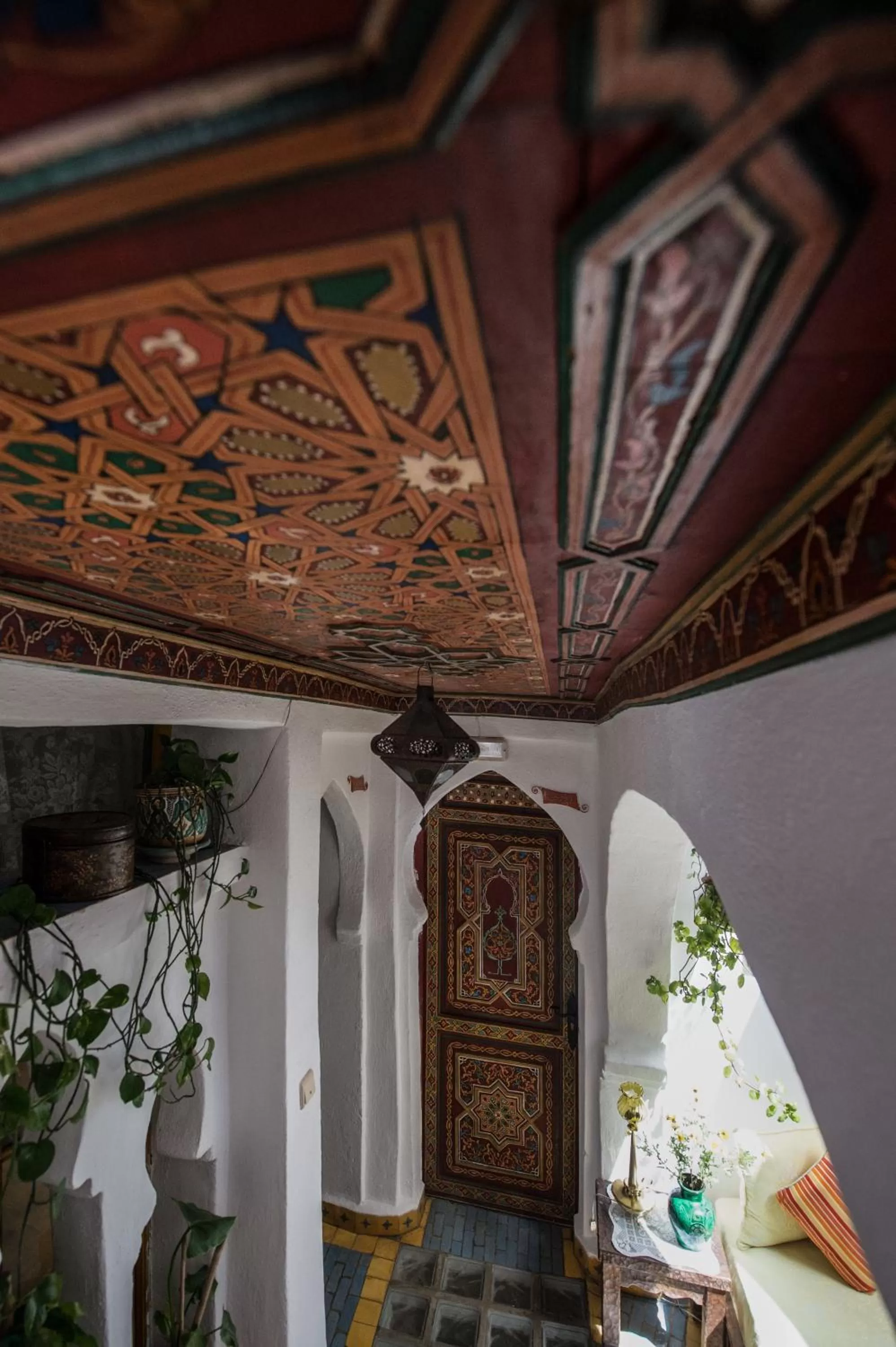 Decorative detail in Dar Meziana