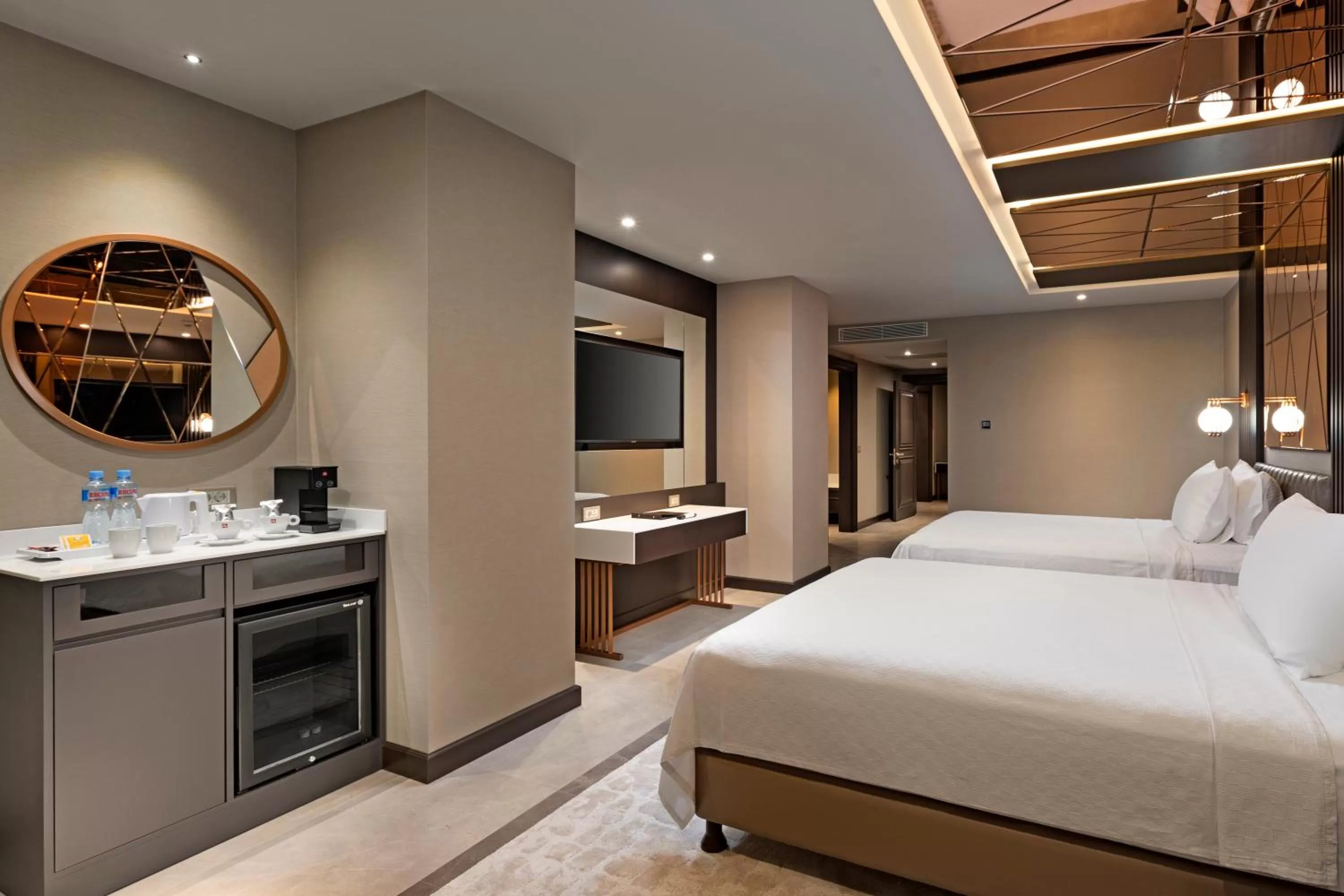 Bedroom, Bed in Limak Skopje Luxury Hotel