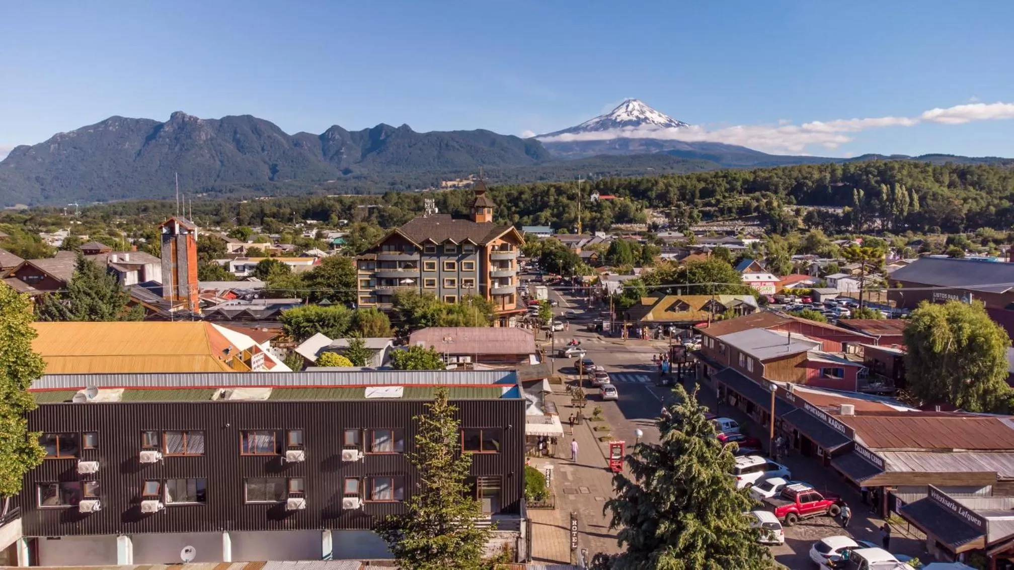 Property building in Mawün Hotel Pucón
