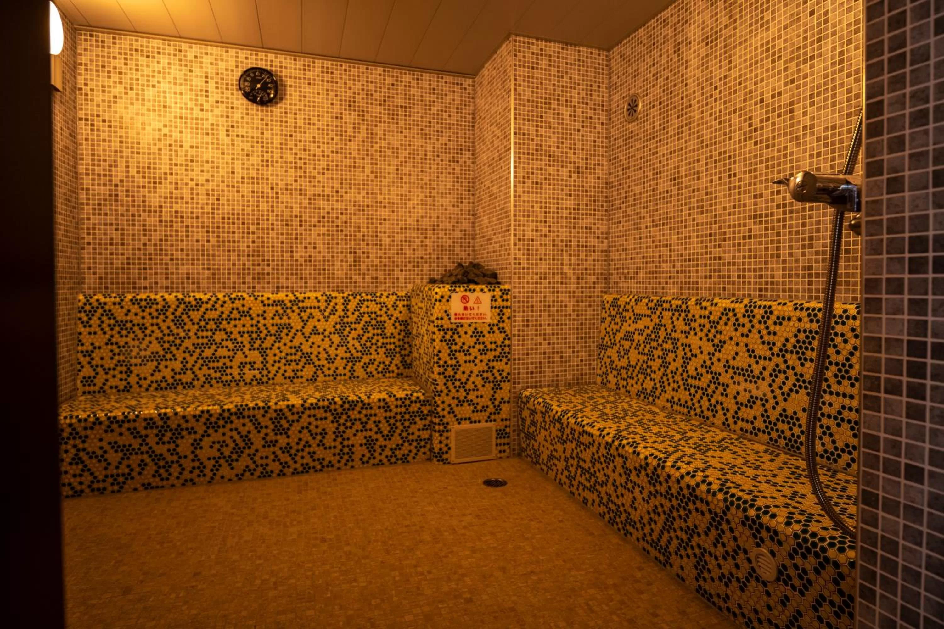 Steam room in La Vista Kirishima Hills