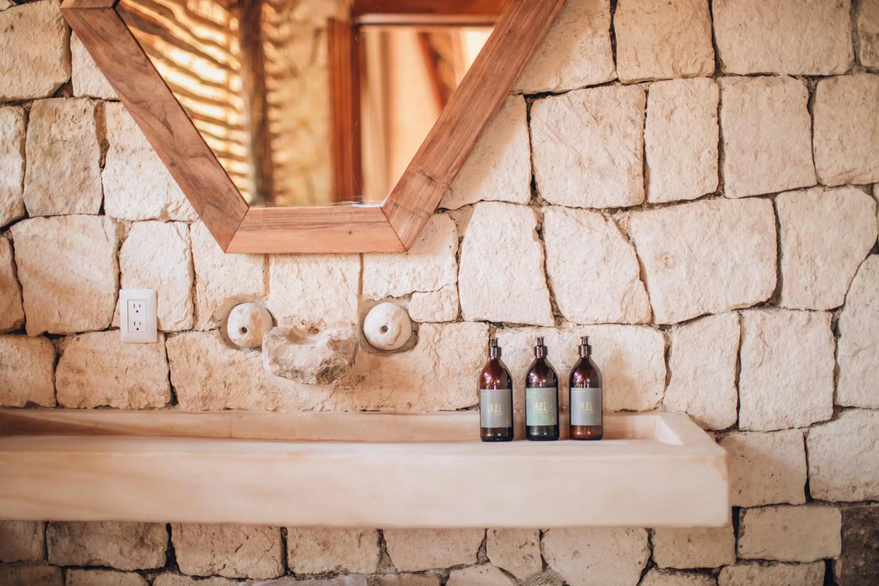 Bathroom in Ikal Tulum Hotel