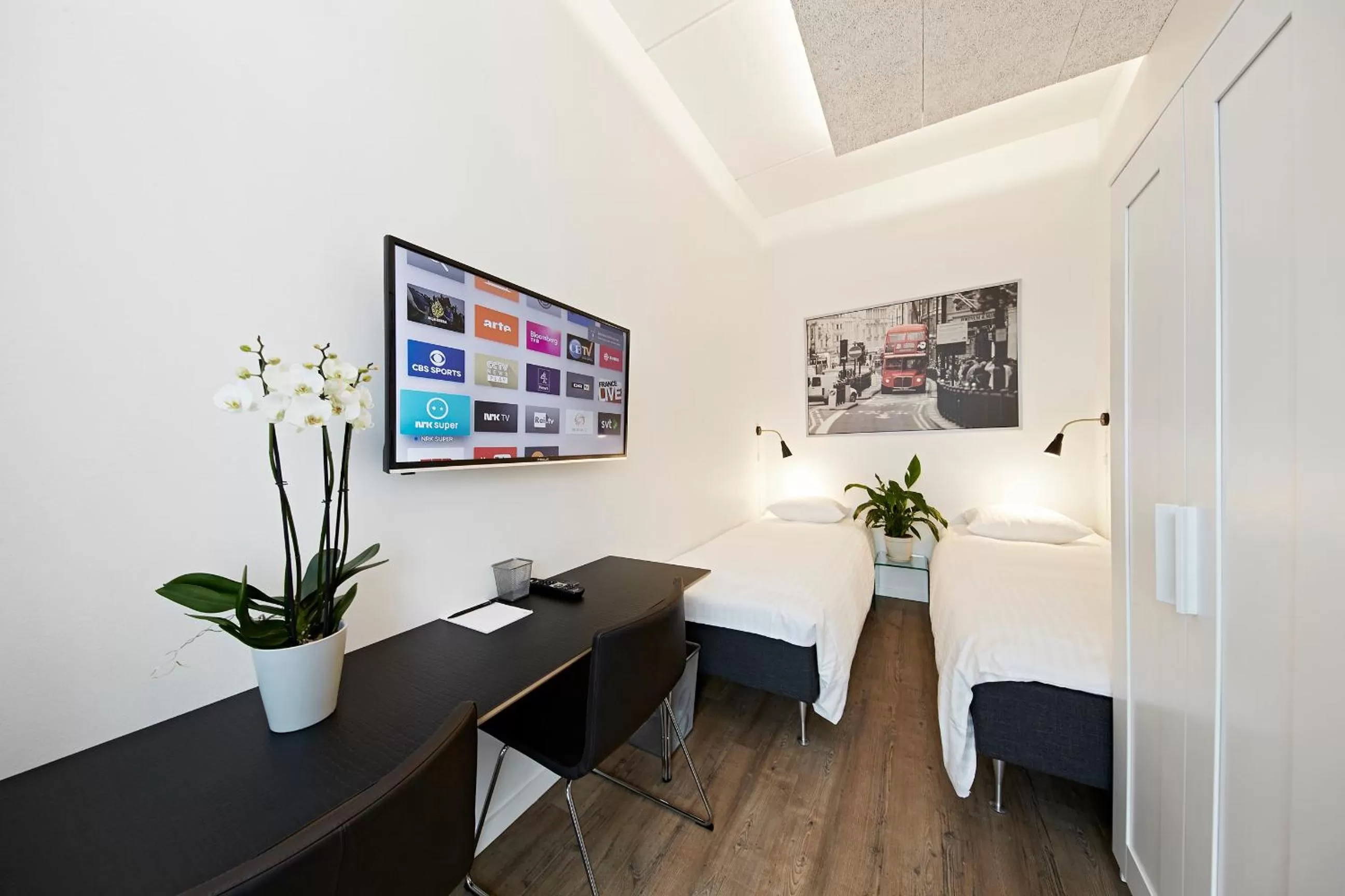 Bedroom, Bed in Living Suites