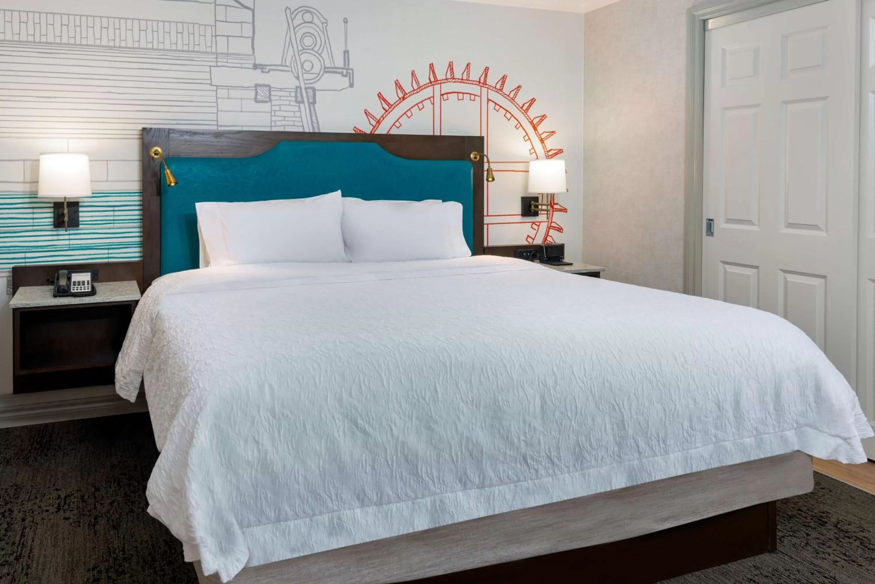 Bed in Hampton Inn Buffalo-Williamsville