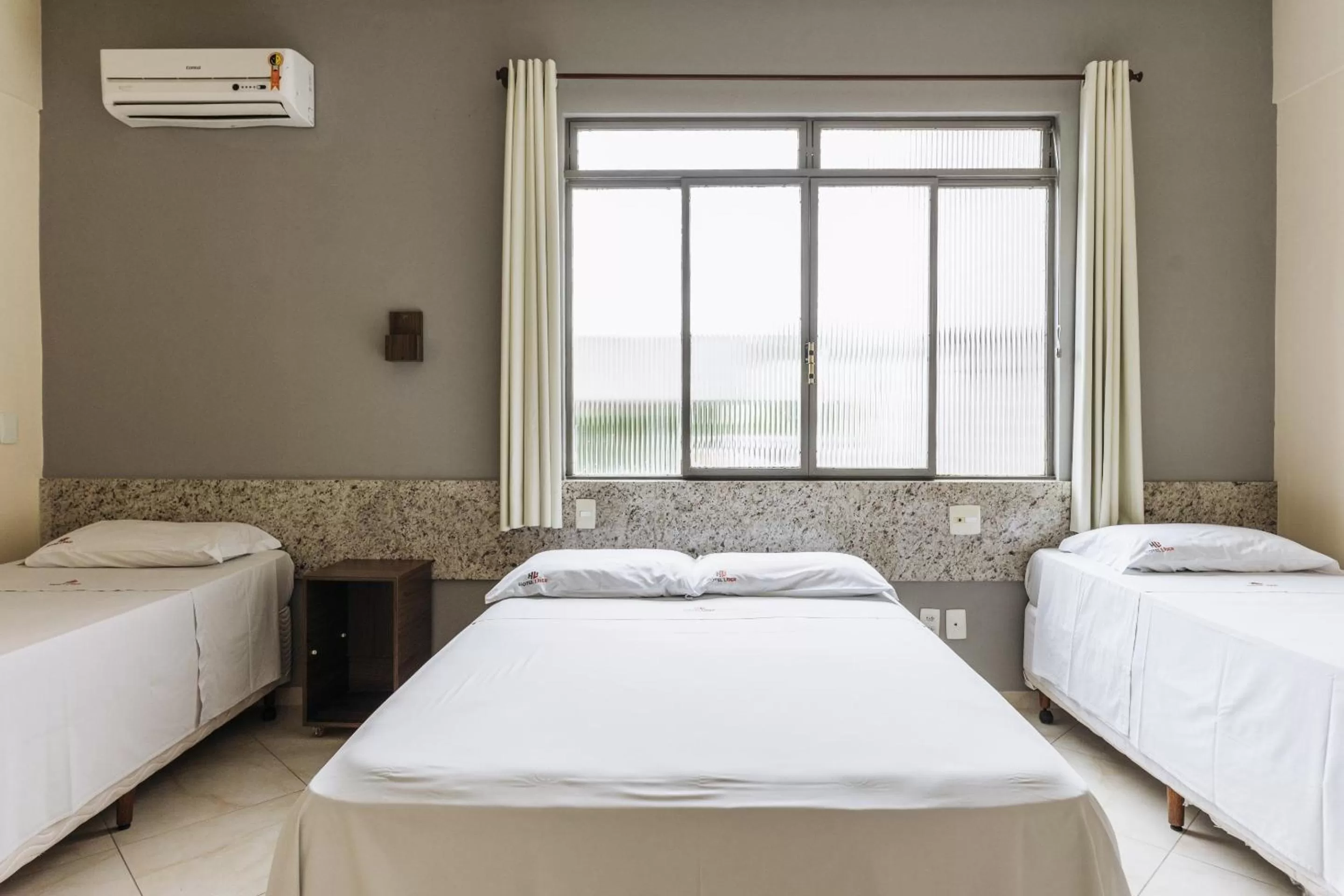 Bedroom, Bed in Hotel Líder