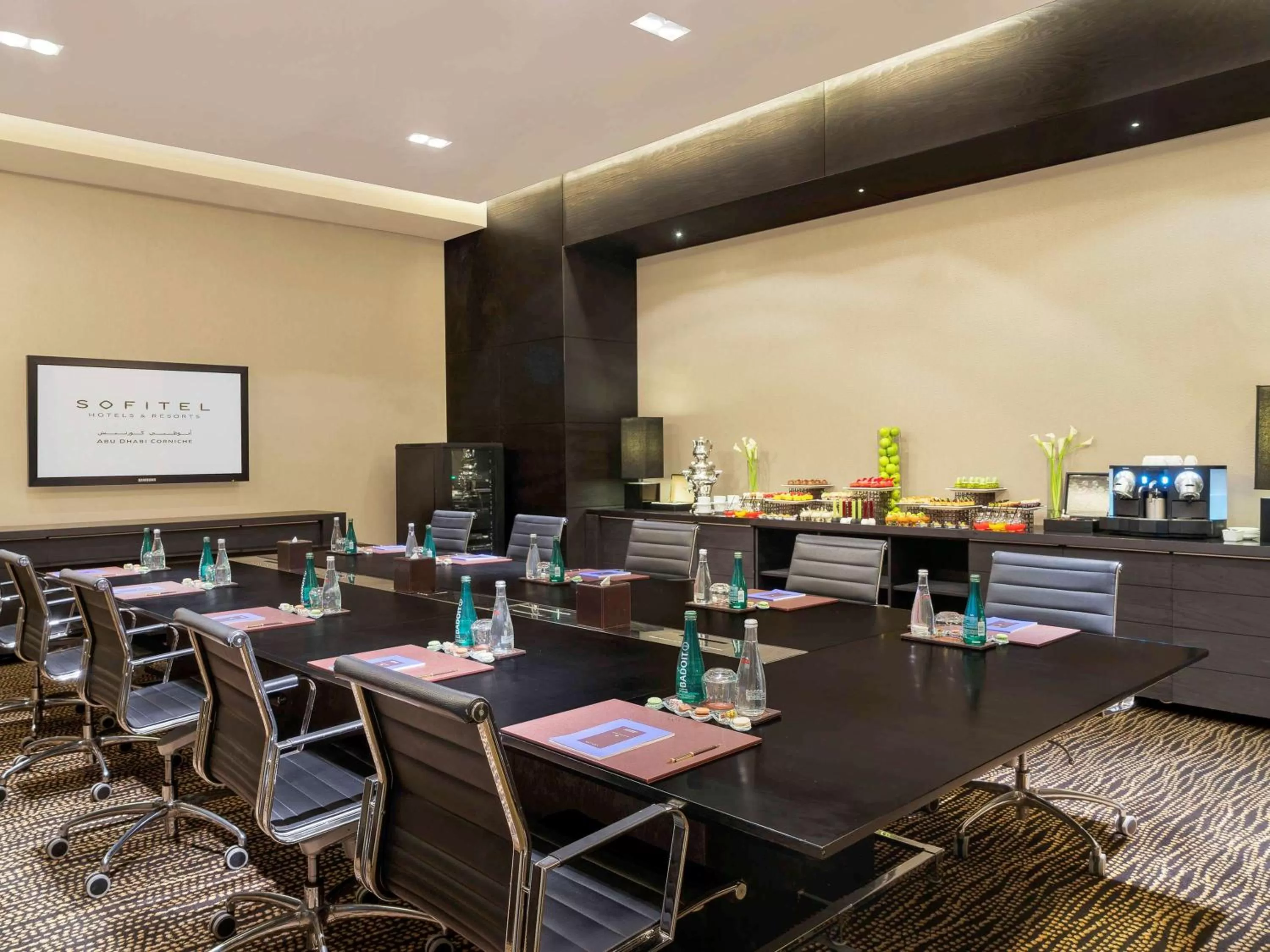 On site in Sofitel Abu Dhabi Corniche