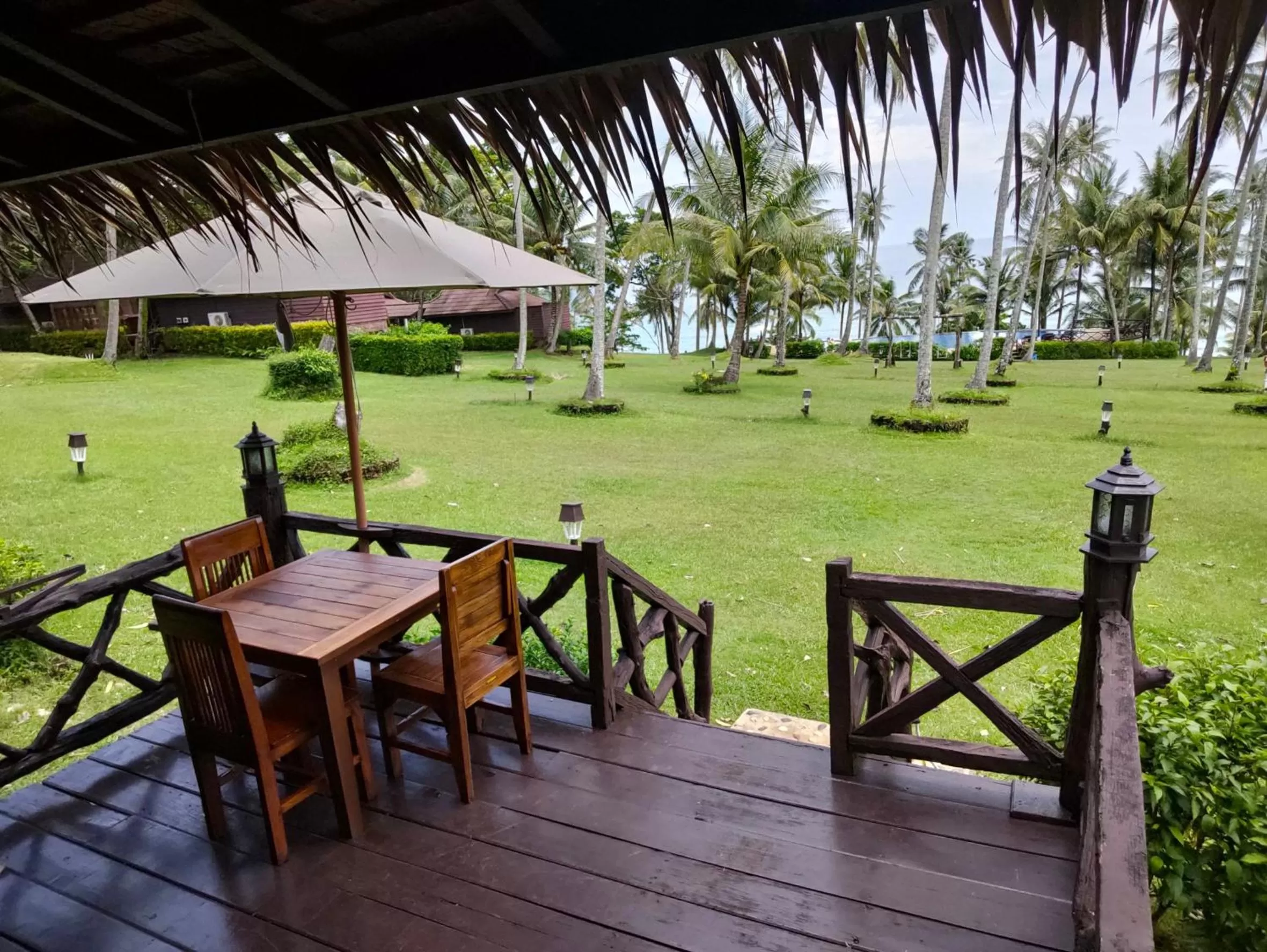 Patio in Koh Kood Beach Resort