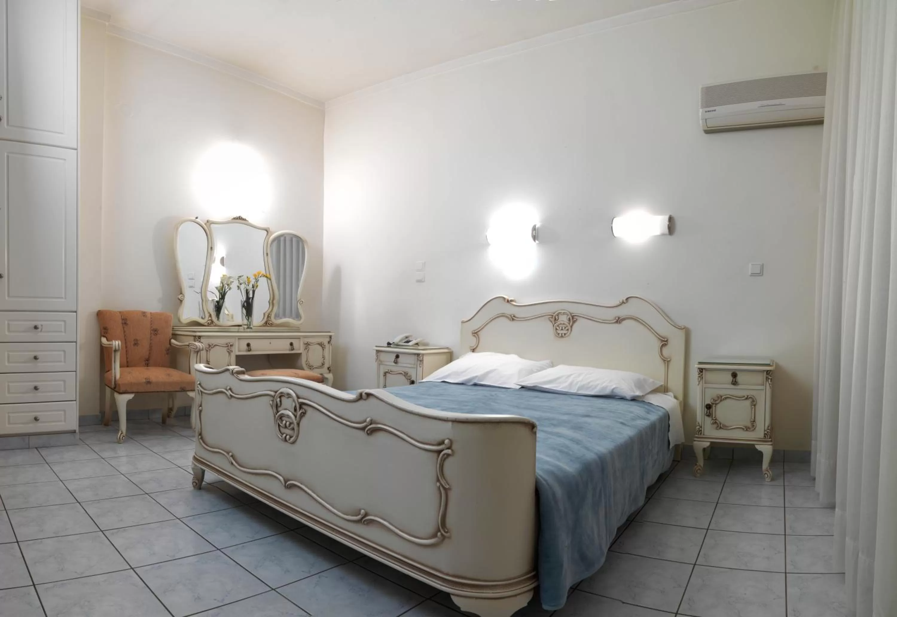 Decorative detail, Bed in Alex Hotel