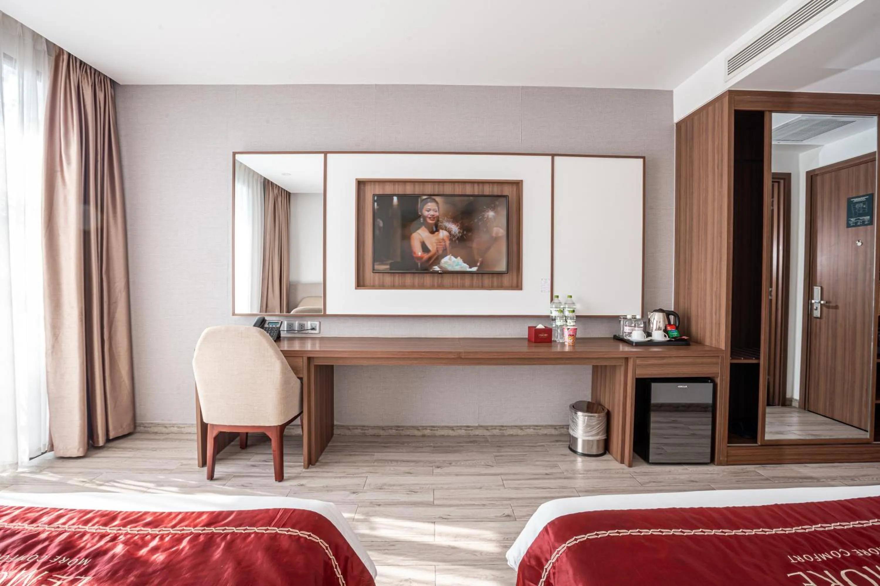 Bed in LeMore Hotel Nha Trang