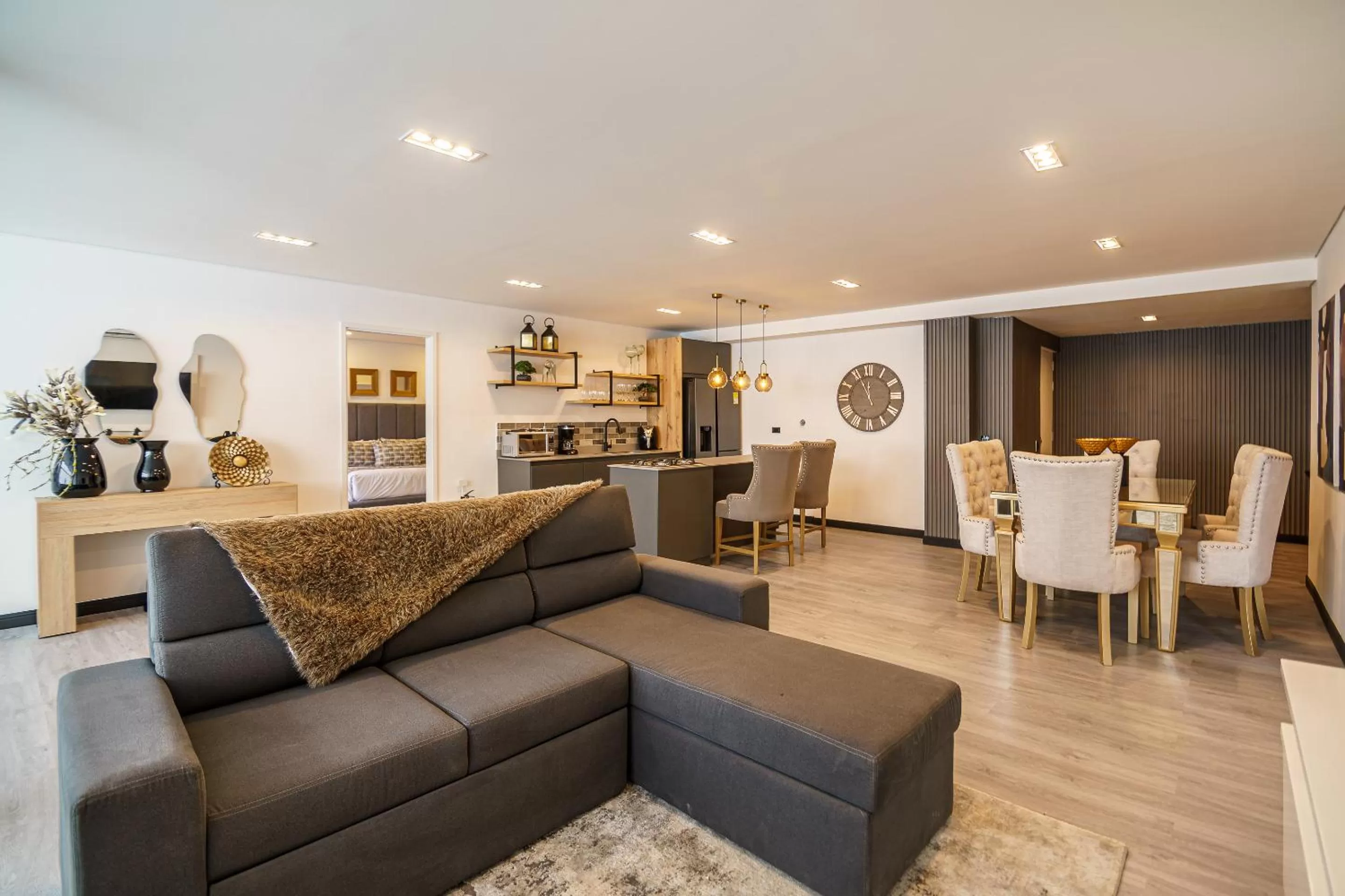 Living room in First Class Hotel