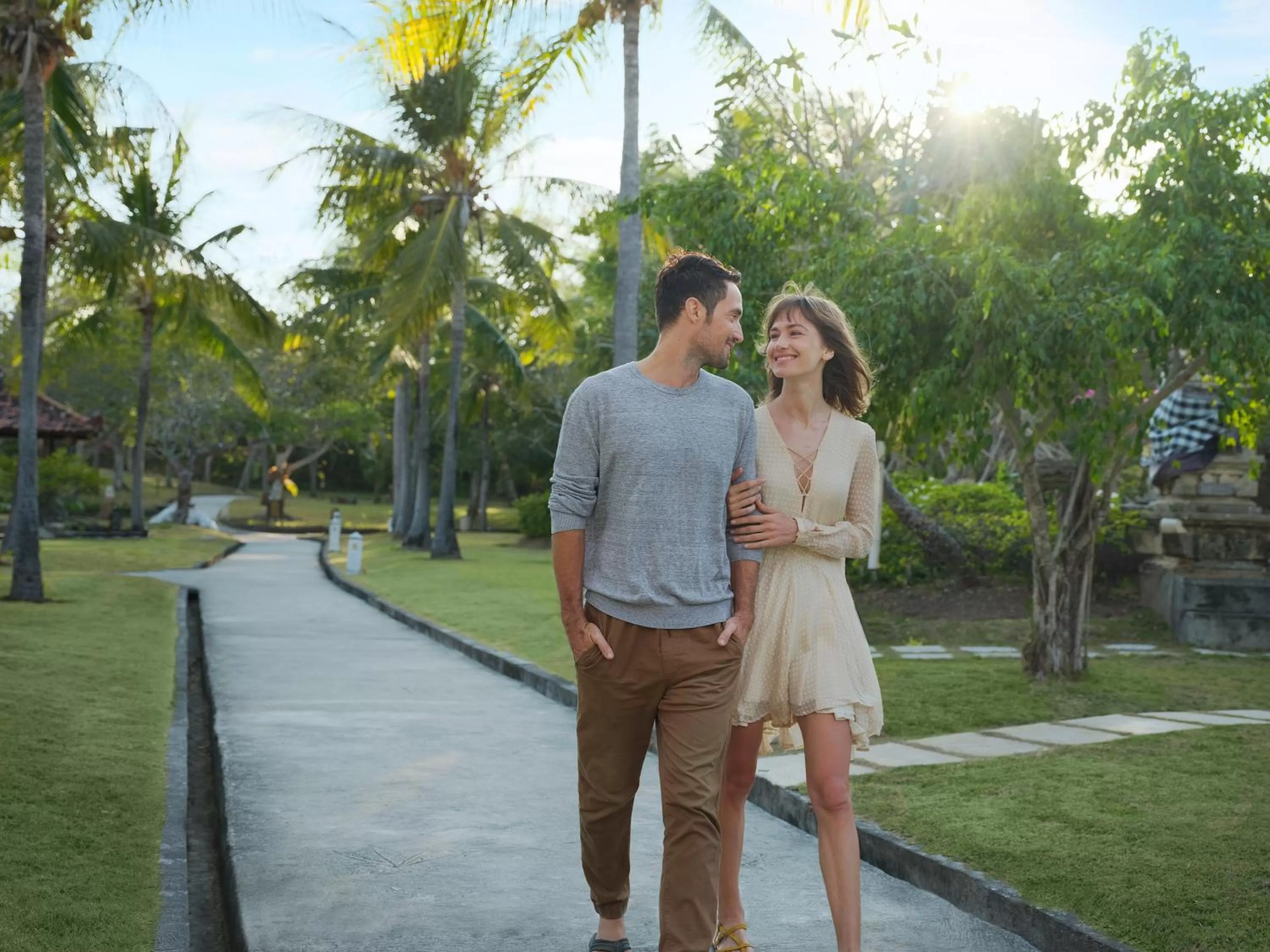 Garden view in Mimpi Resort Menjangan