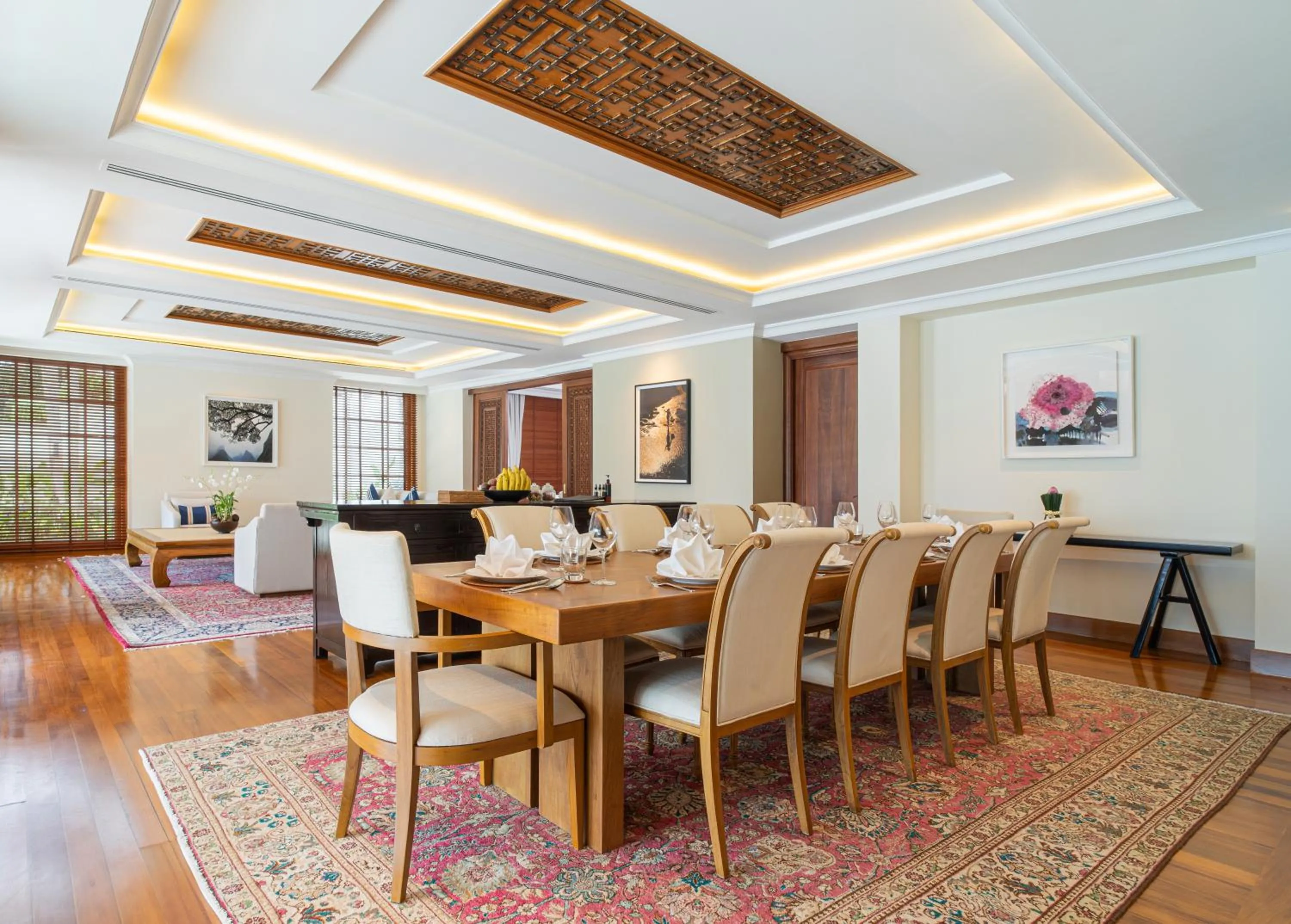 Dining area in Trisara Villas & Residences Phuket