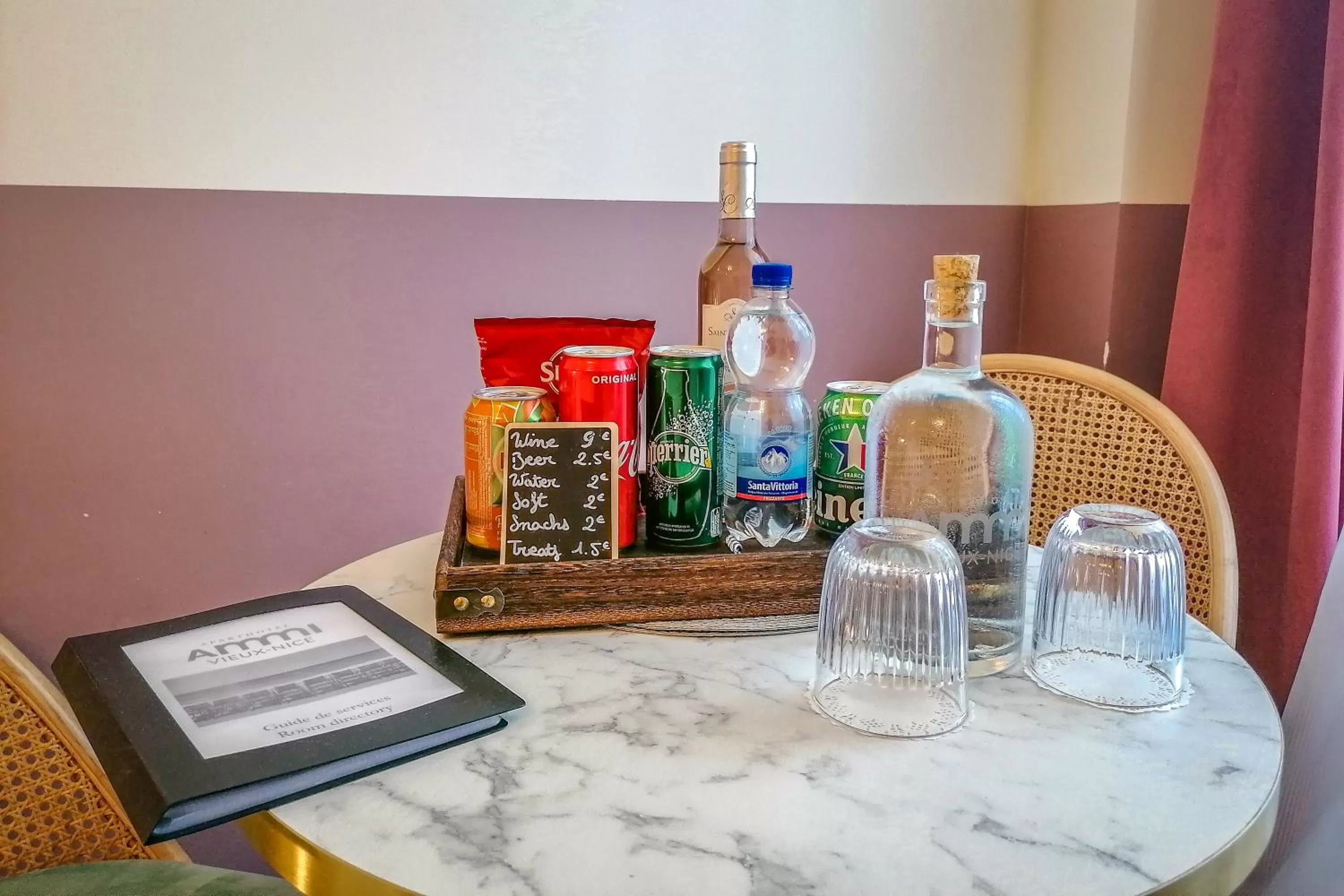 Drinks in Hotel Aparthotel AMMI Vieux Nice