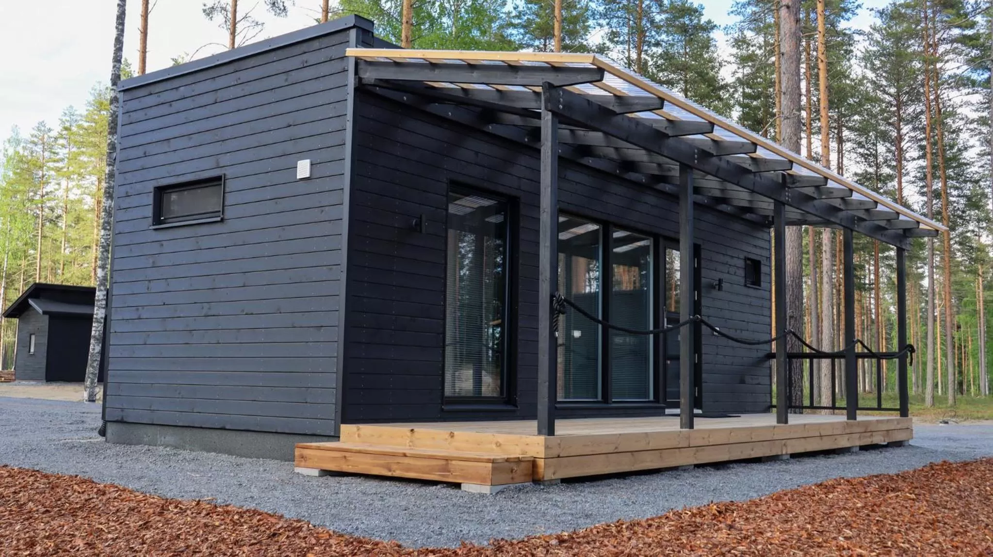 Facade/entrance in Pistohiekka Resort