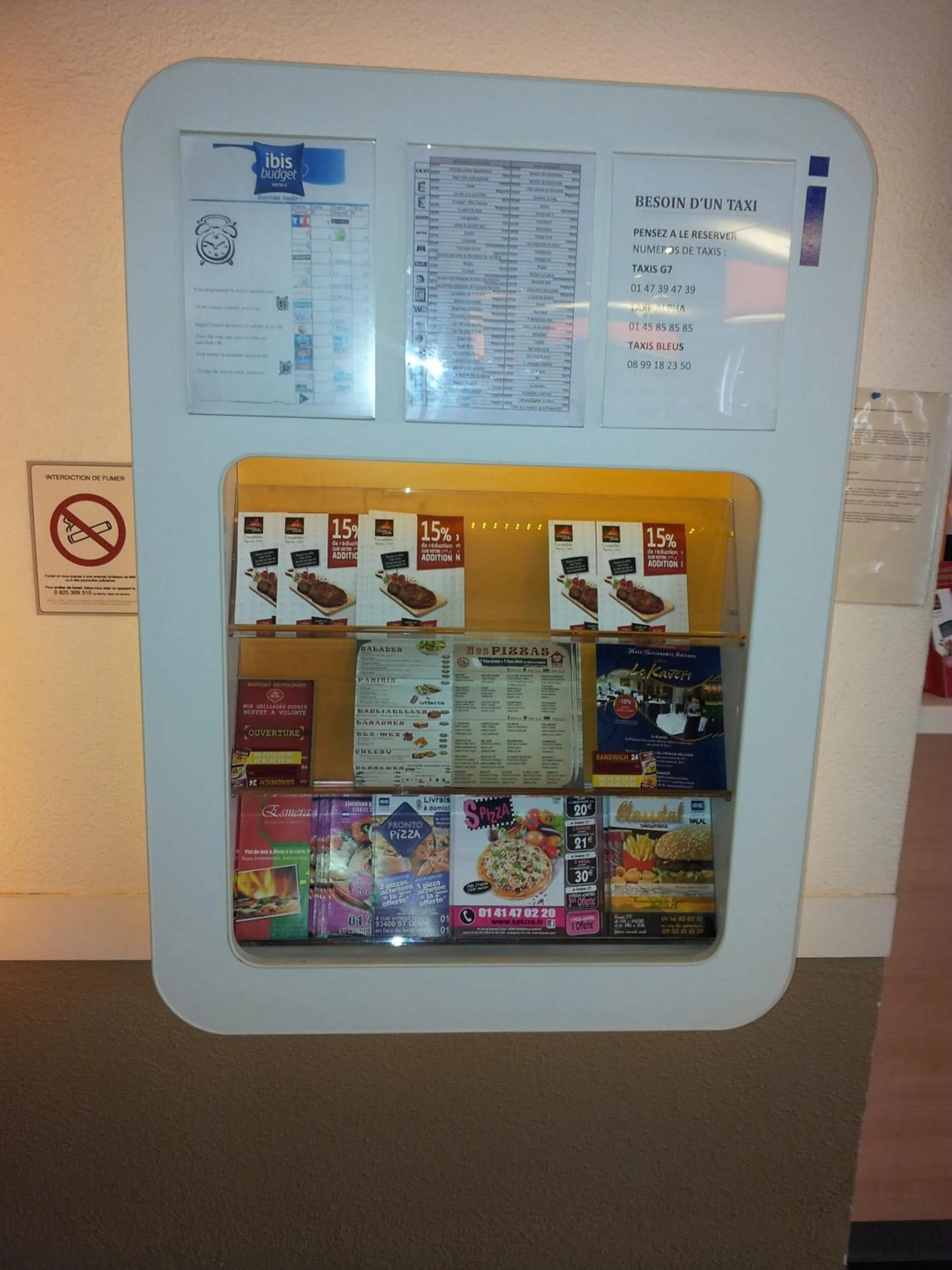 Lobby or reception in ibis Budget Gennevilliers Asnieres