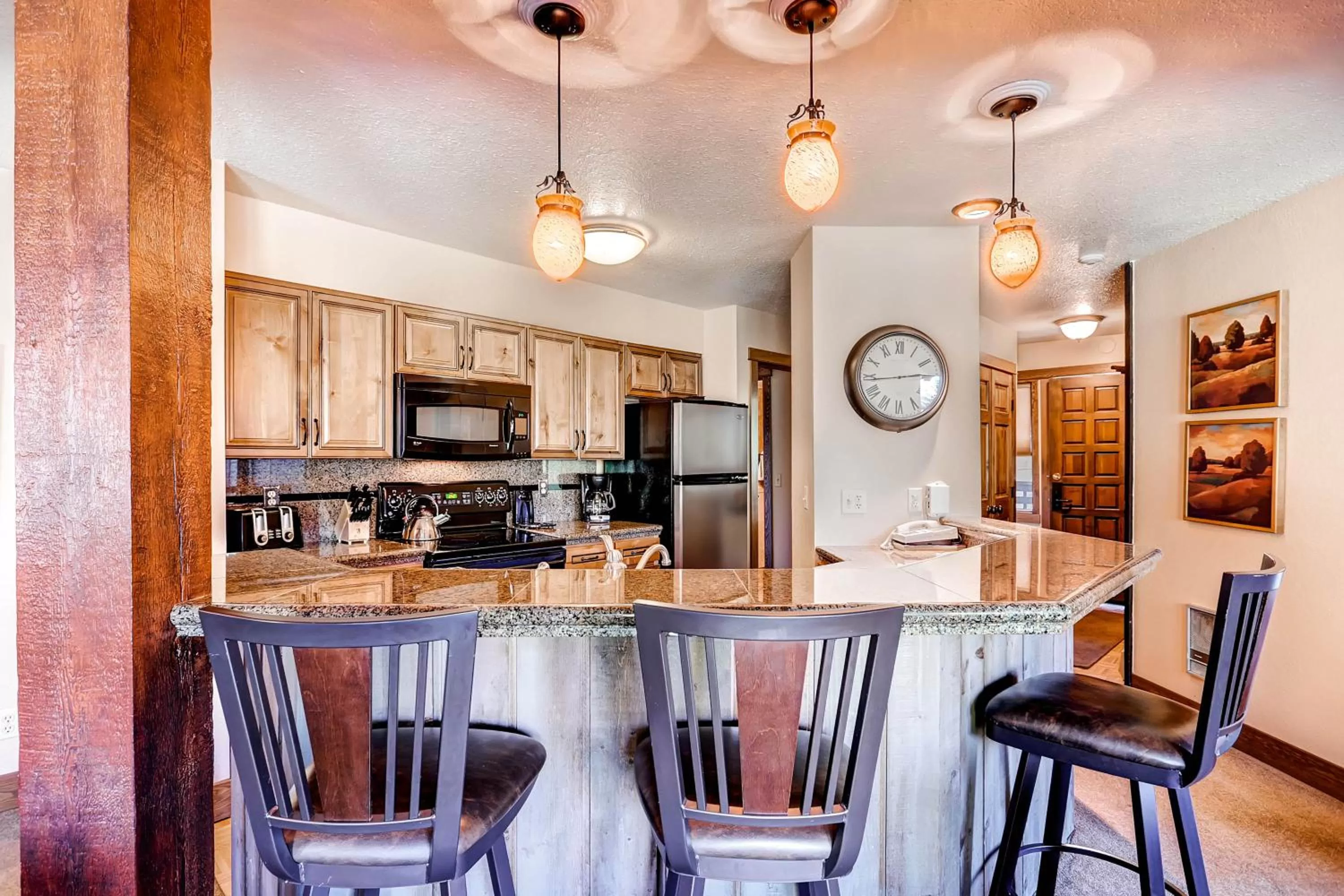 Kitchen or kitchenette, Restaurant/Places to Eat in The Lodge at Steamboat by Vacasa