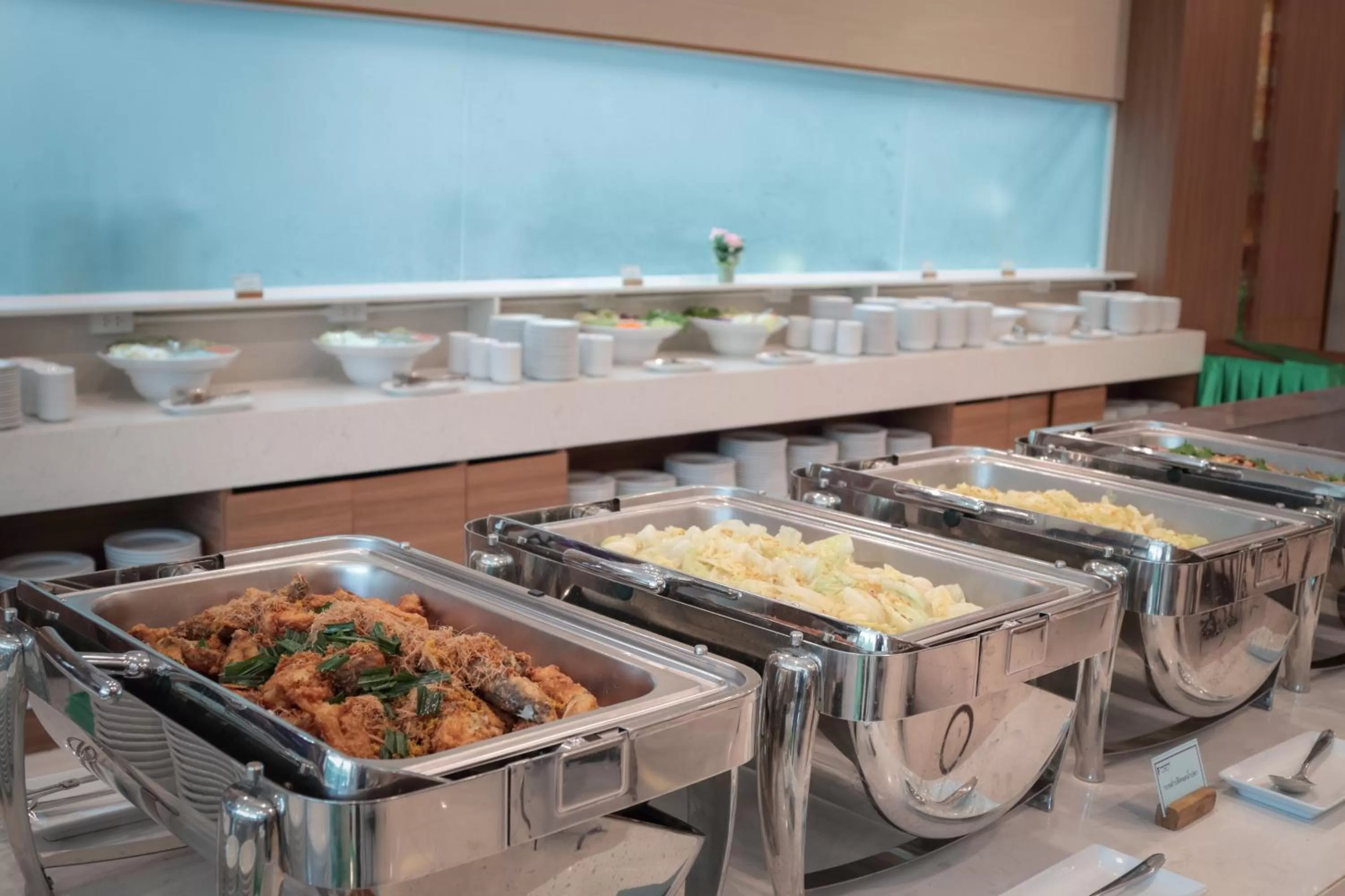 Asian breakfast in Grand Fortune Hotel Nakhon Si Thammarat