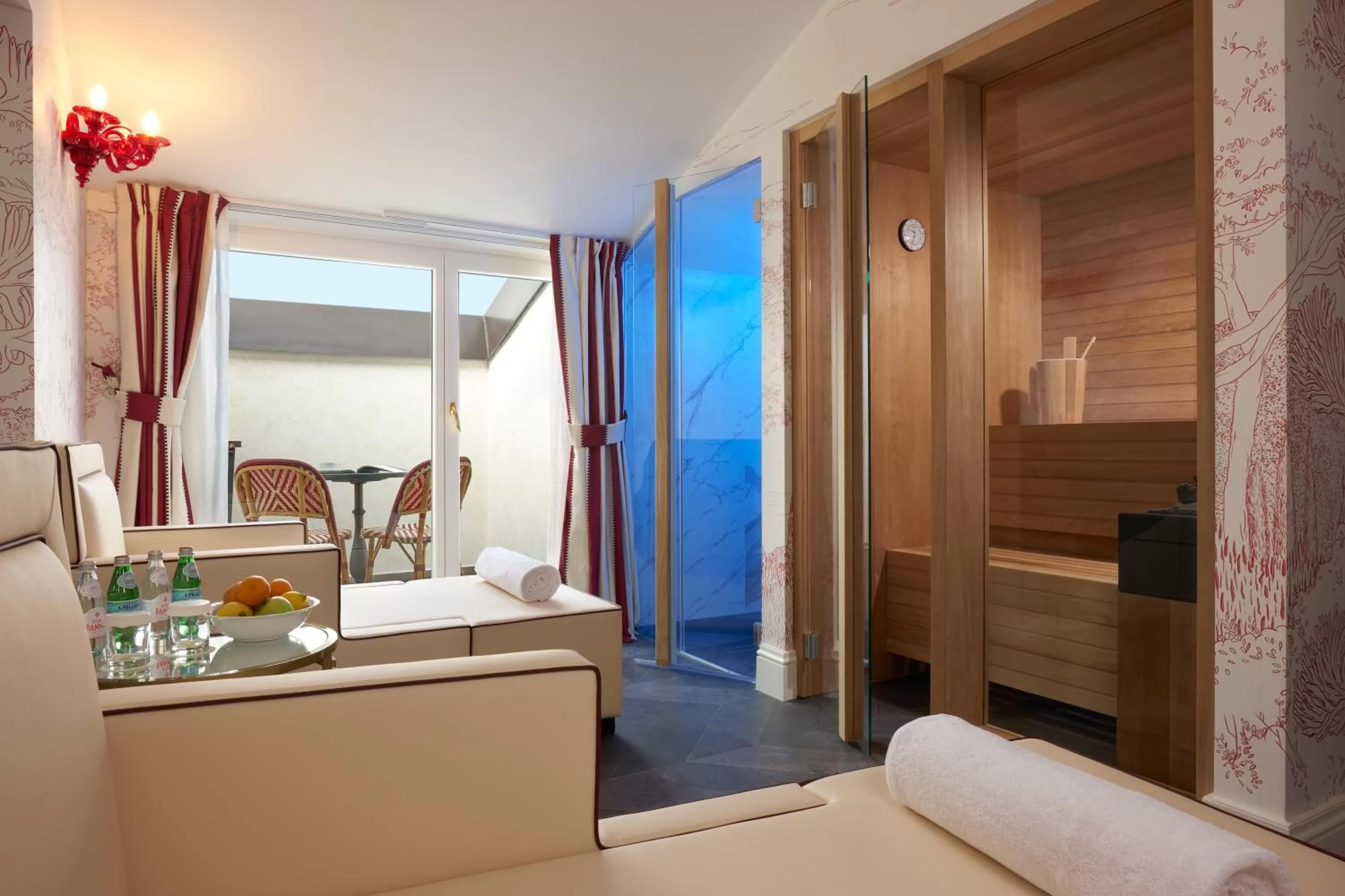 Sauna, Bed in Palazzo Ripetta