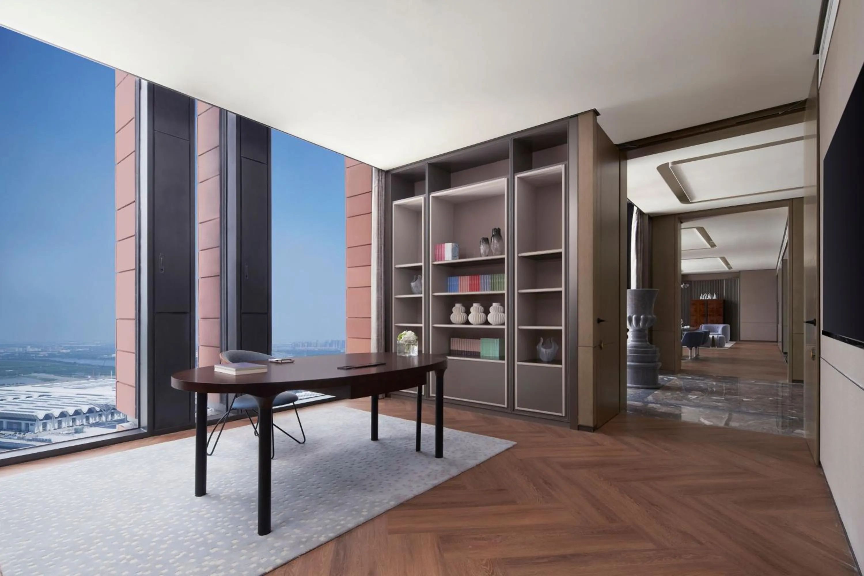 Living room in Tianjin Marriott Hotel National Convention and Exhibition Center