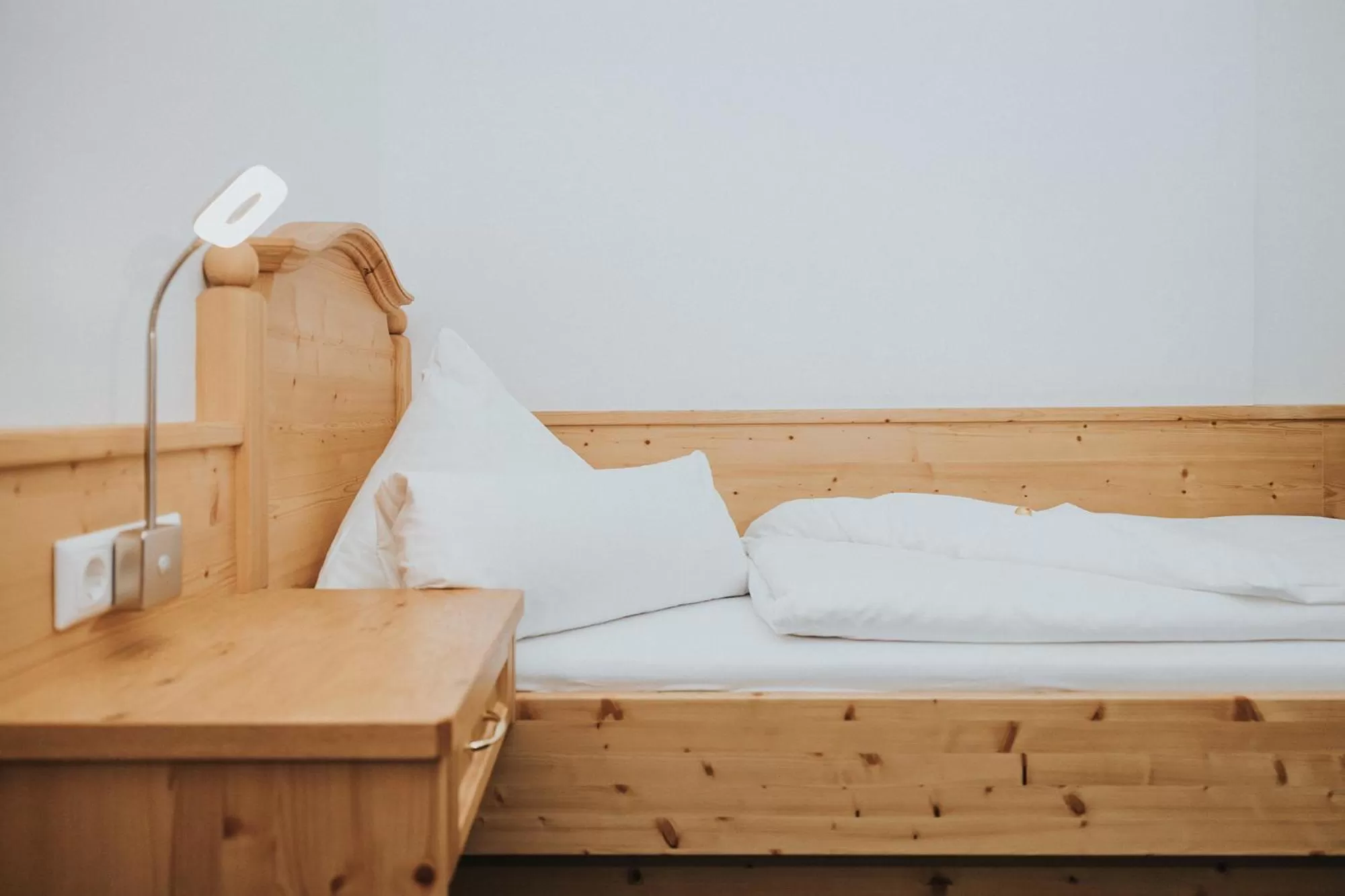 Bed in Hotel Silberfux