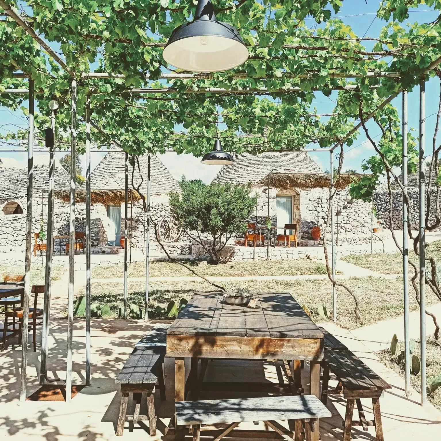 Patio in Masseria LoJazzo